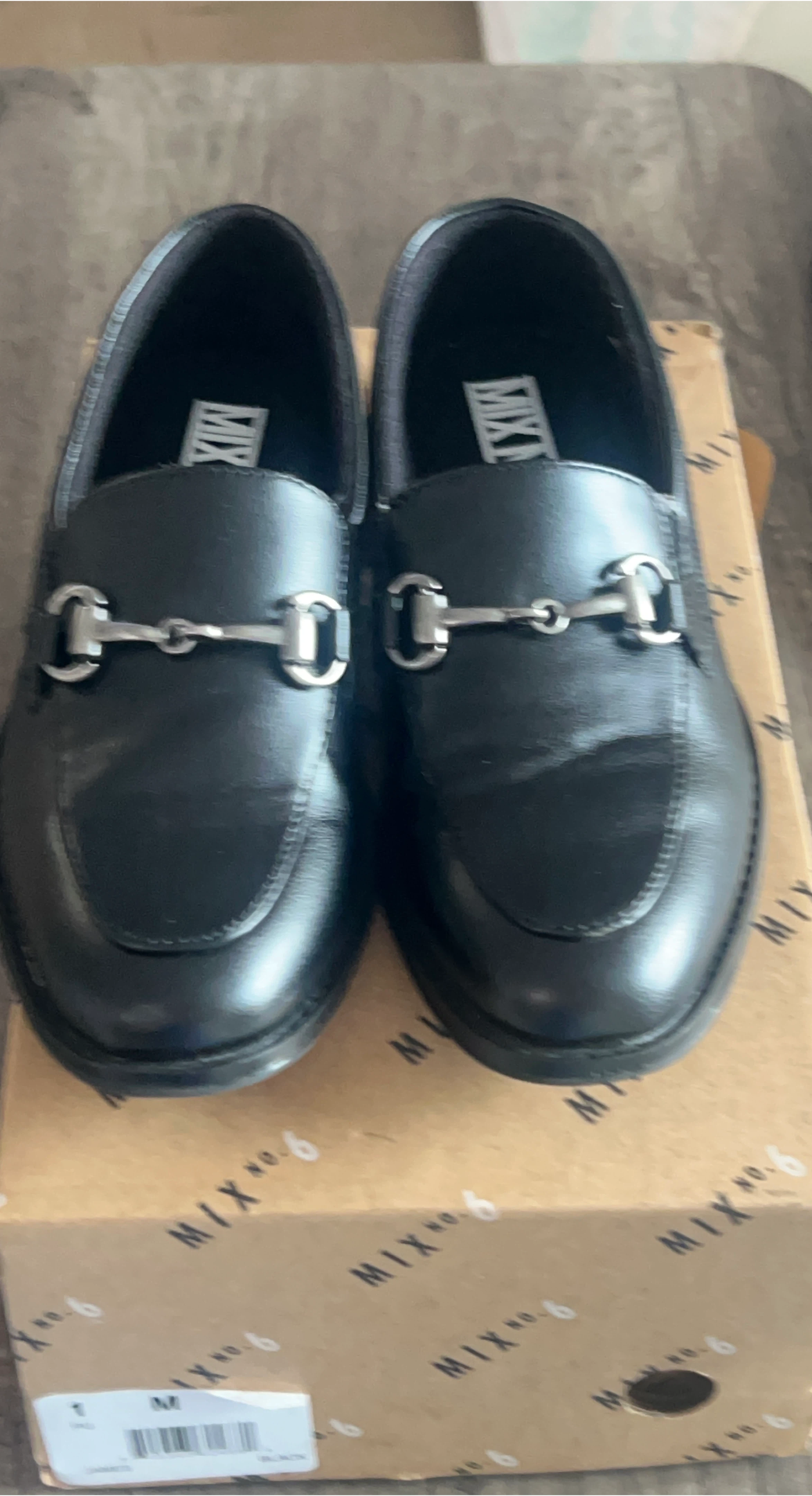 Mix No. 6 Black Loafers - Size M thumbnail