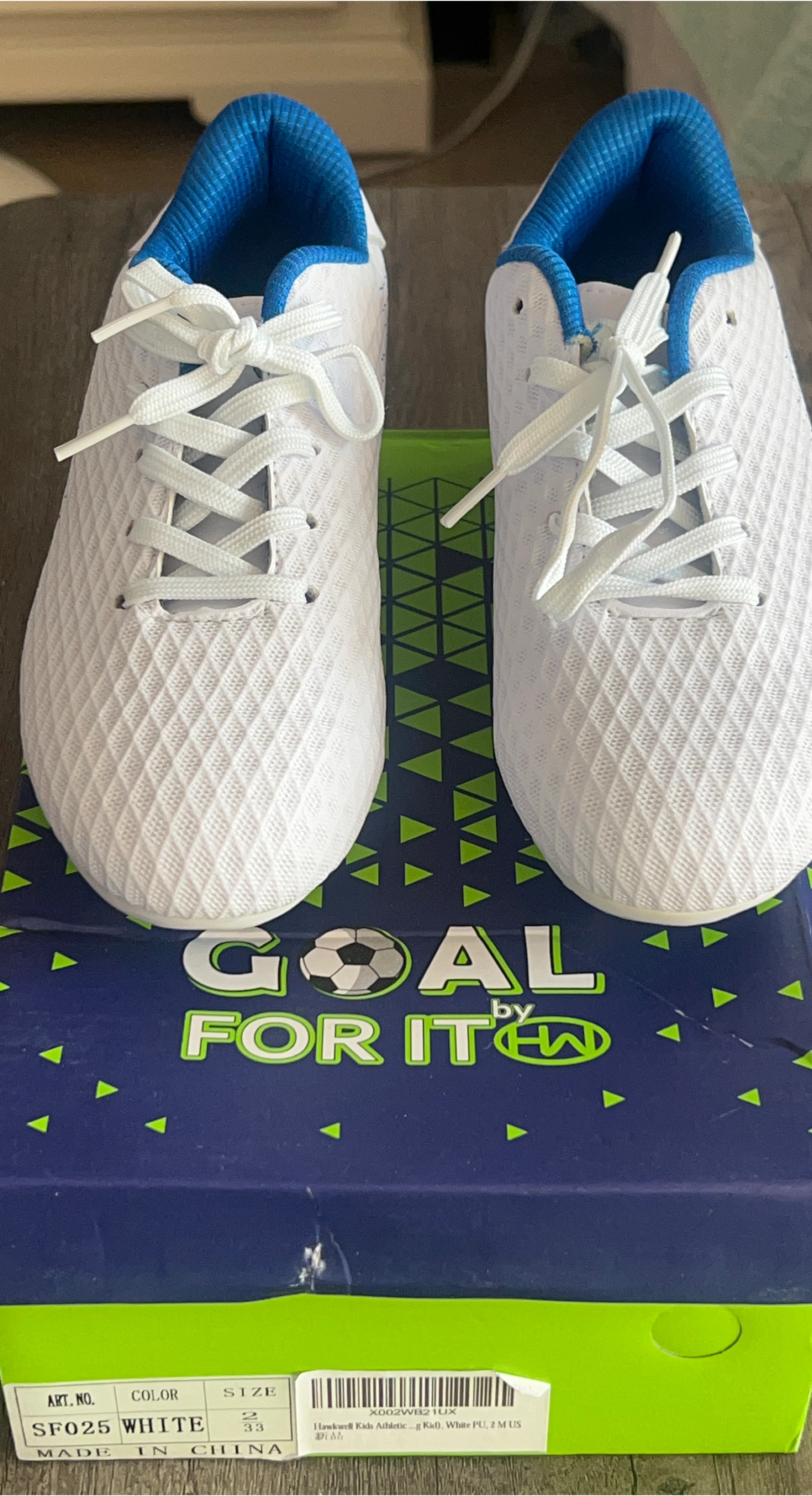 Goal For It White Athletic Shoes - Size 2 thumbnail