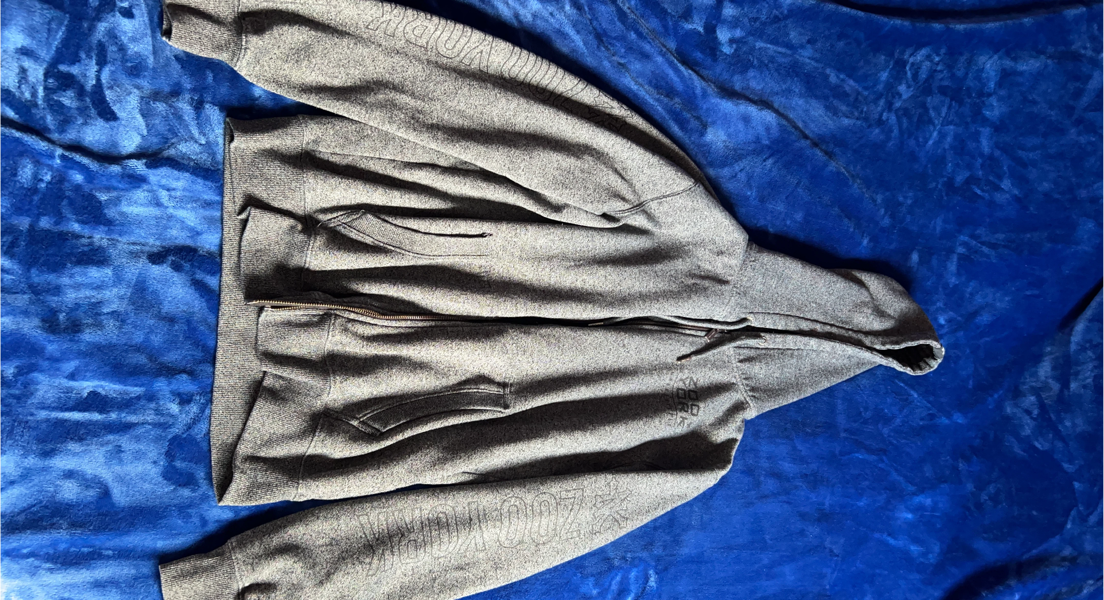 Zoo York Grey Zip-Up Hoodie