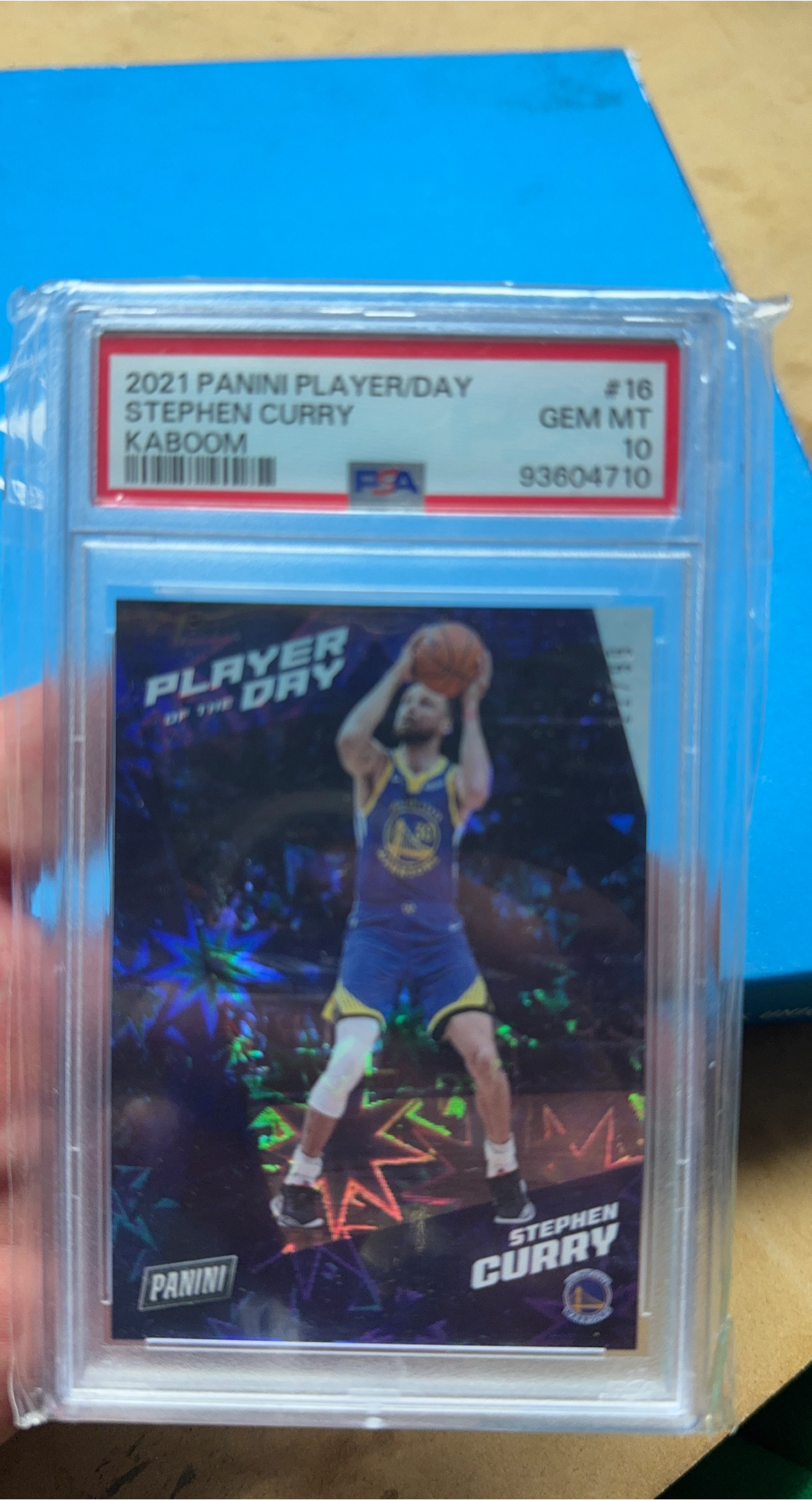 2021 Panini Stephen Curry Kaboom! PSA 10 thumbnail