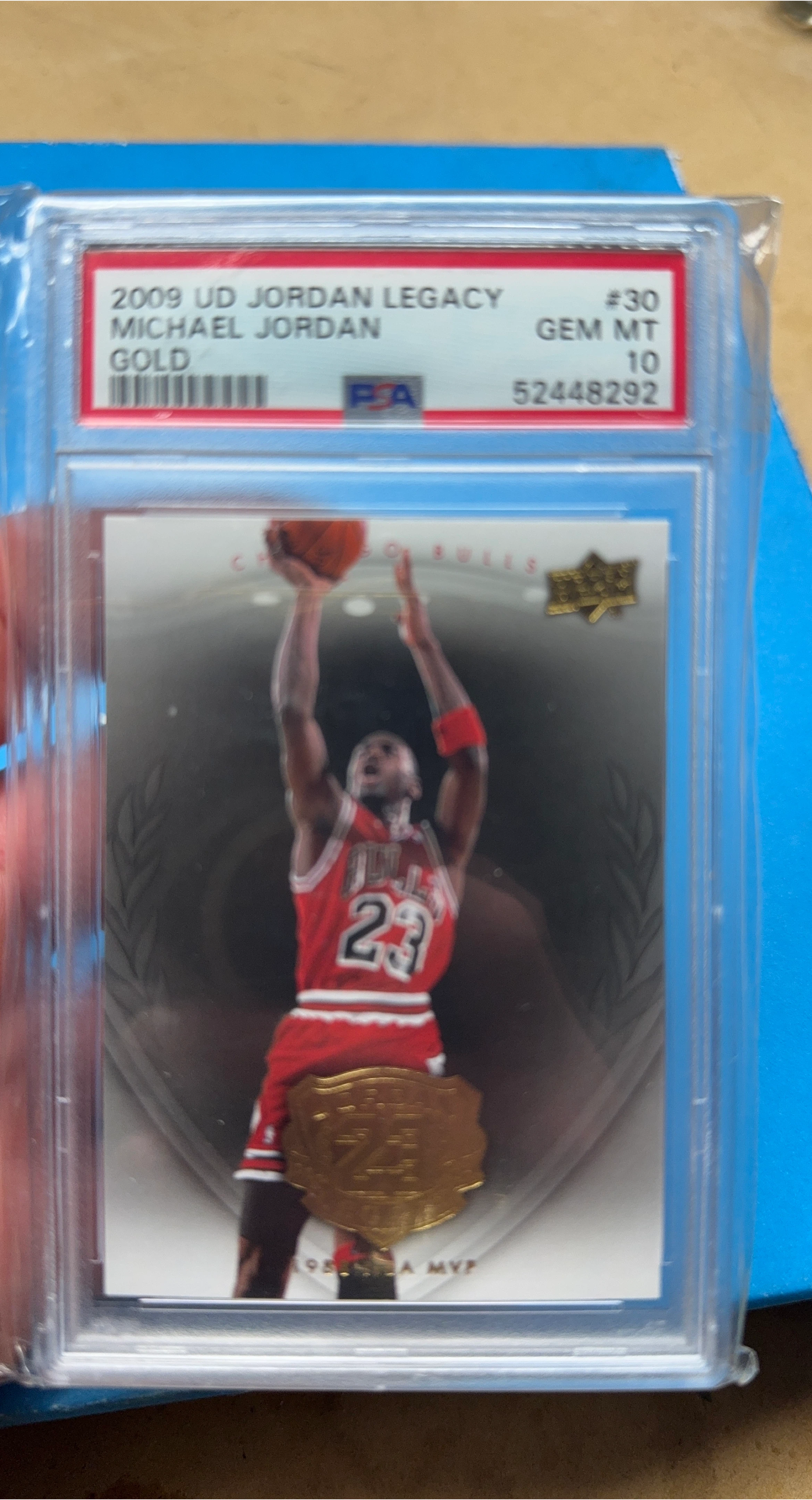 Michael Jordan 2009 UD Legacy Gold PSA 10 thumbnail