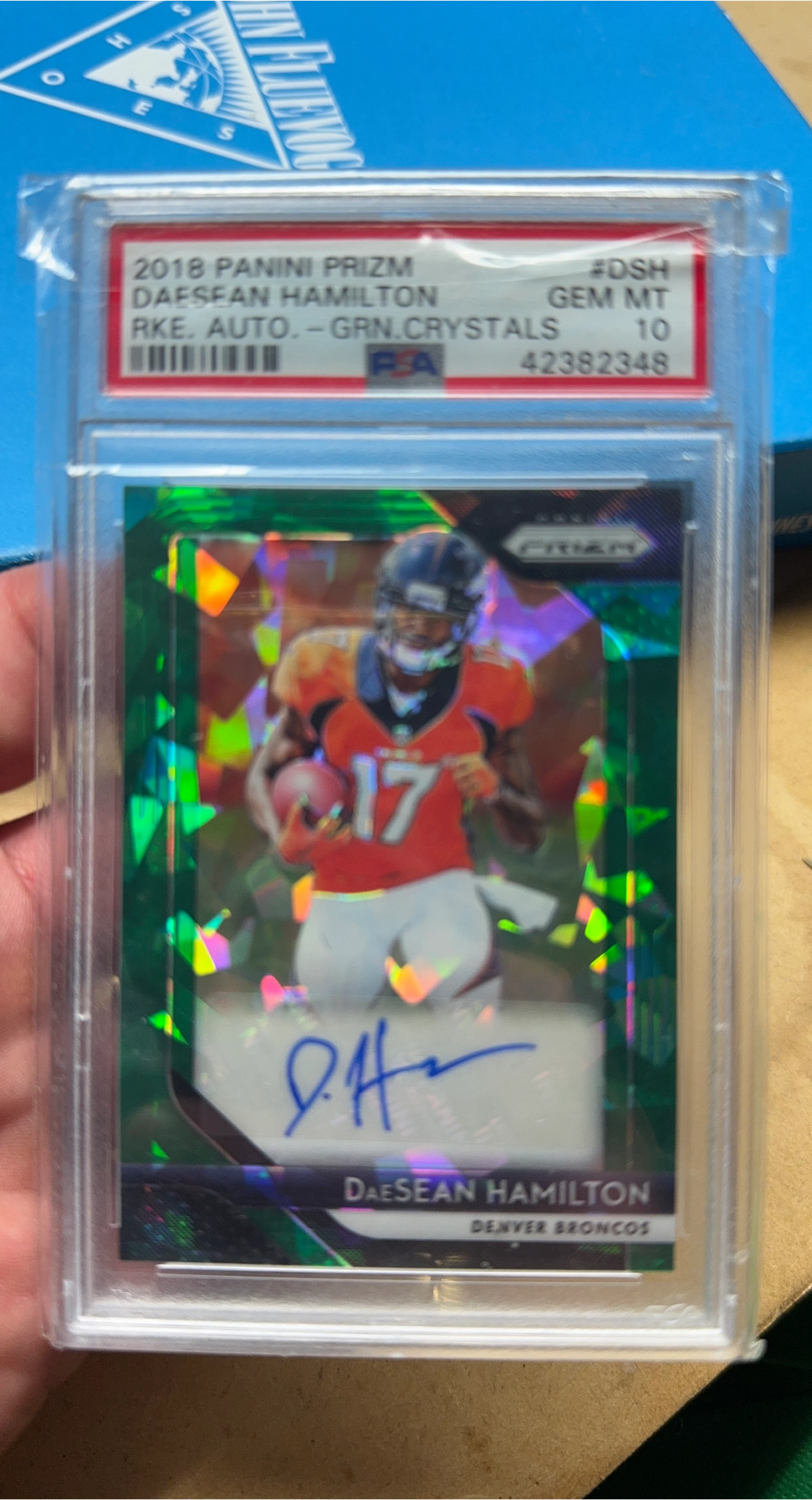 Daesean Hamilton 2018 Panini Prizm Auto Card thumbnail