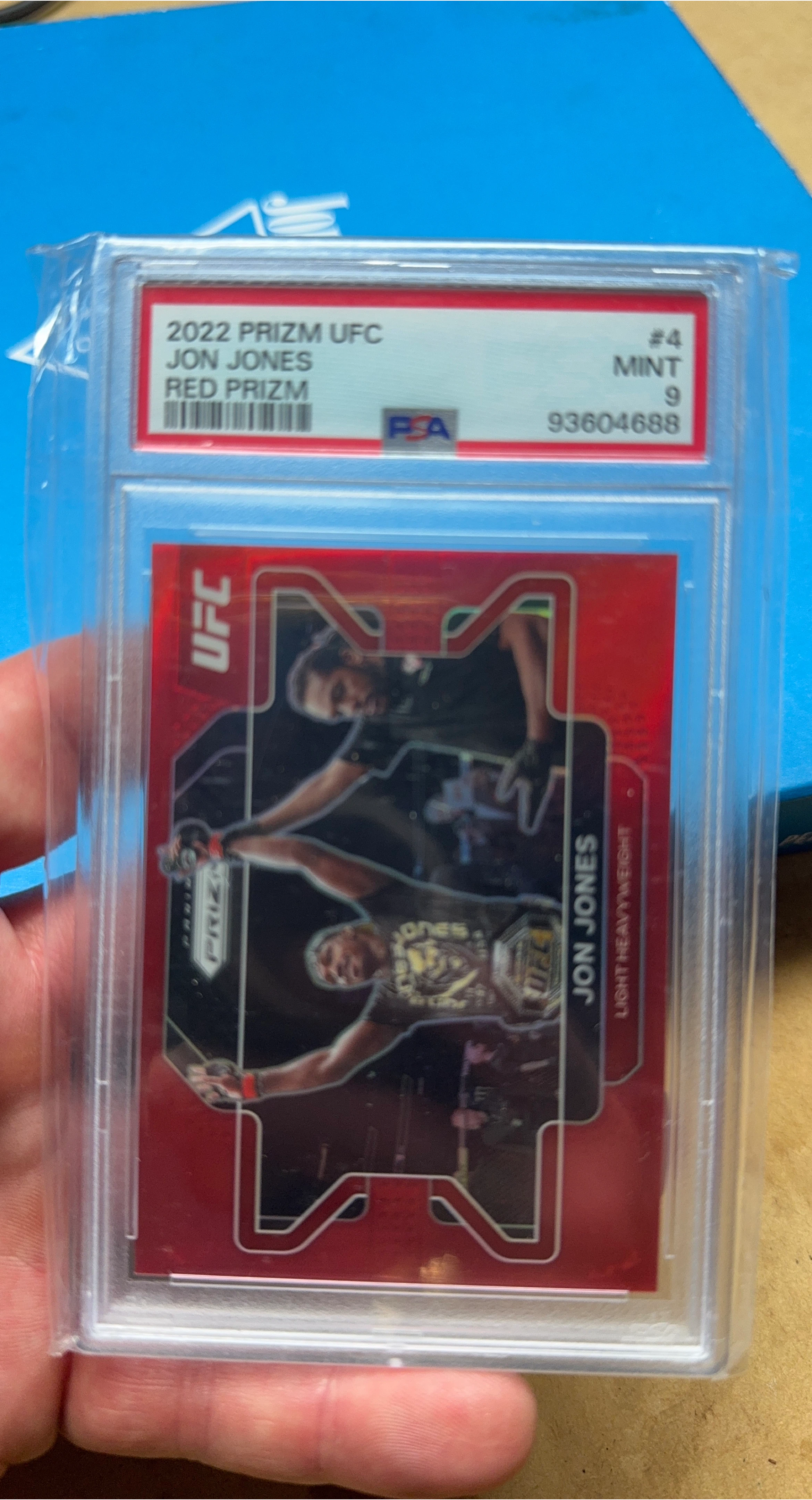 2022 Prizm UFC Jon Jones Red Prizm #4 thumbnail
