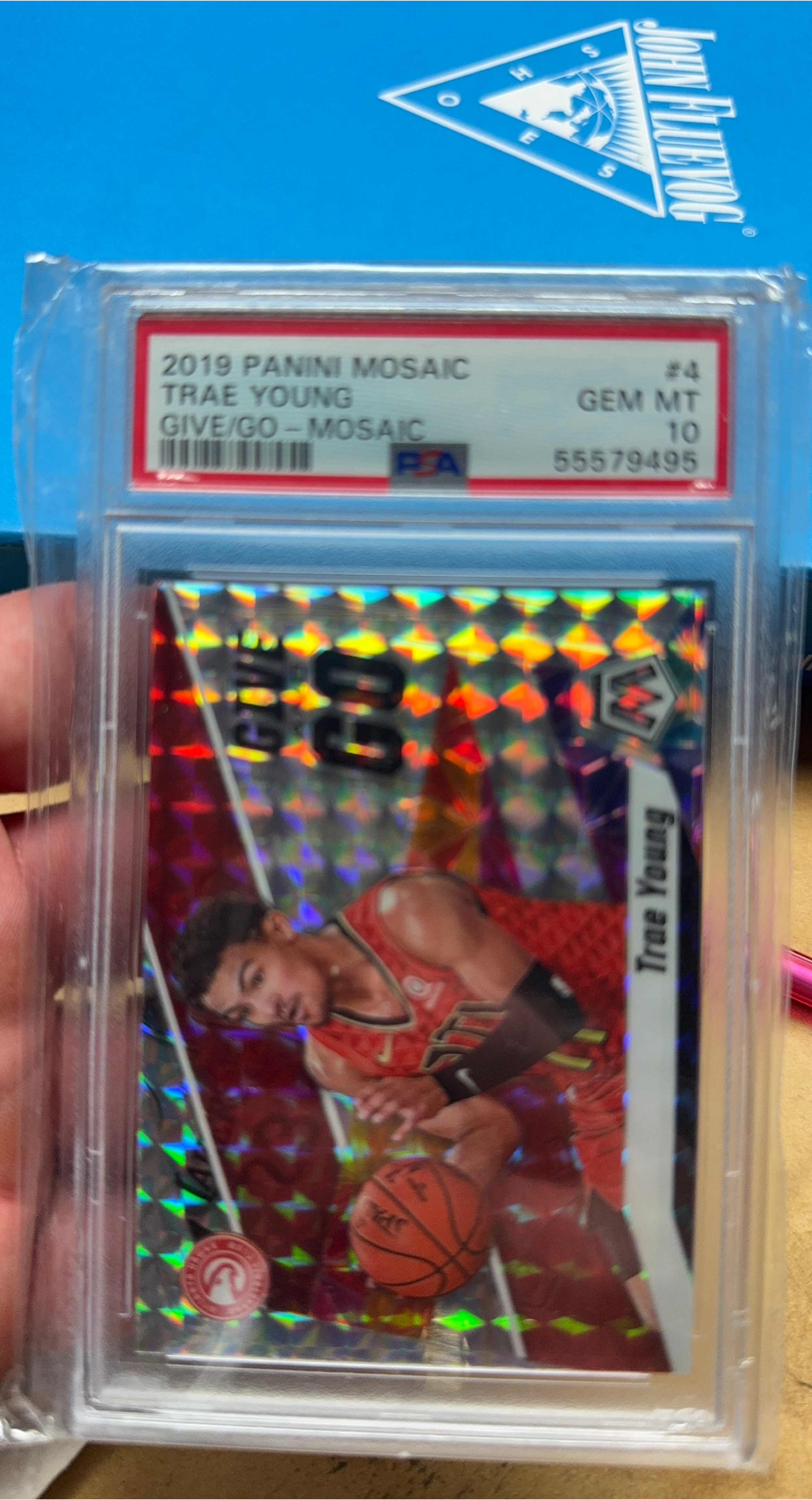 2019 Panini Mosaic Trae Young PSA 10 thumbnail