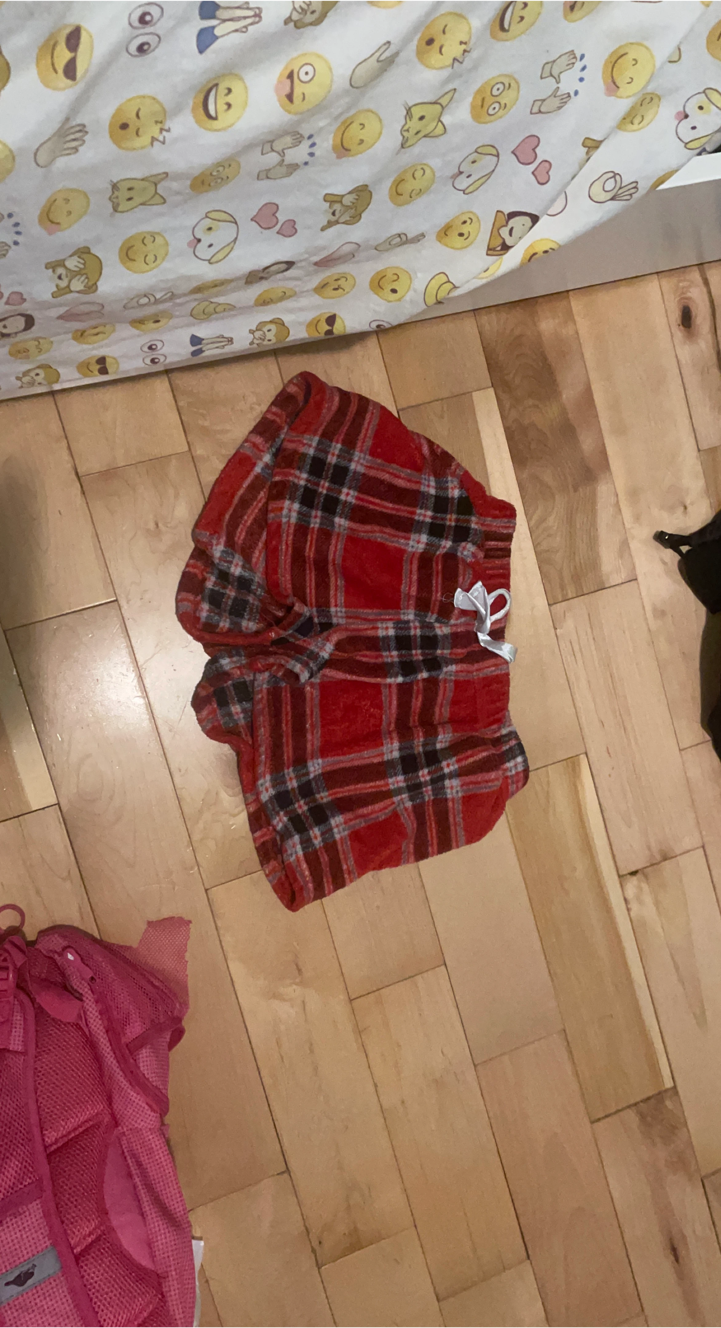 Pantalon pyjama à carreaux rouge