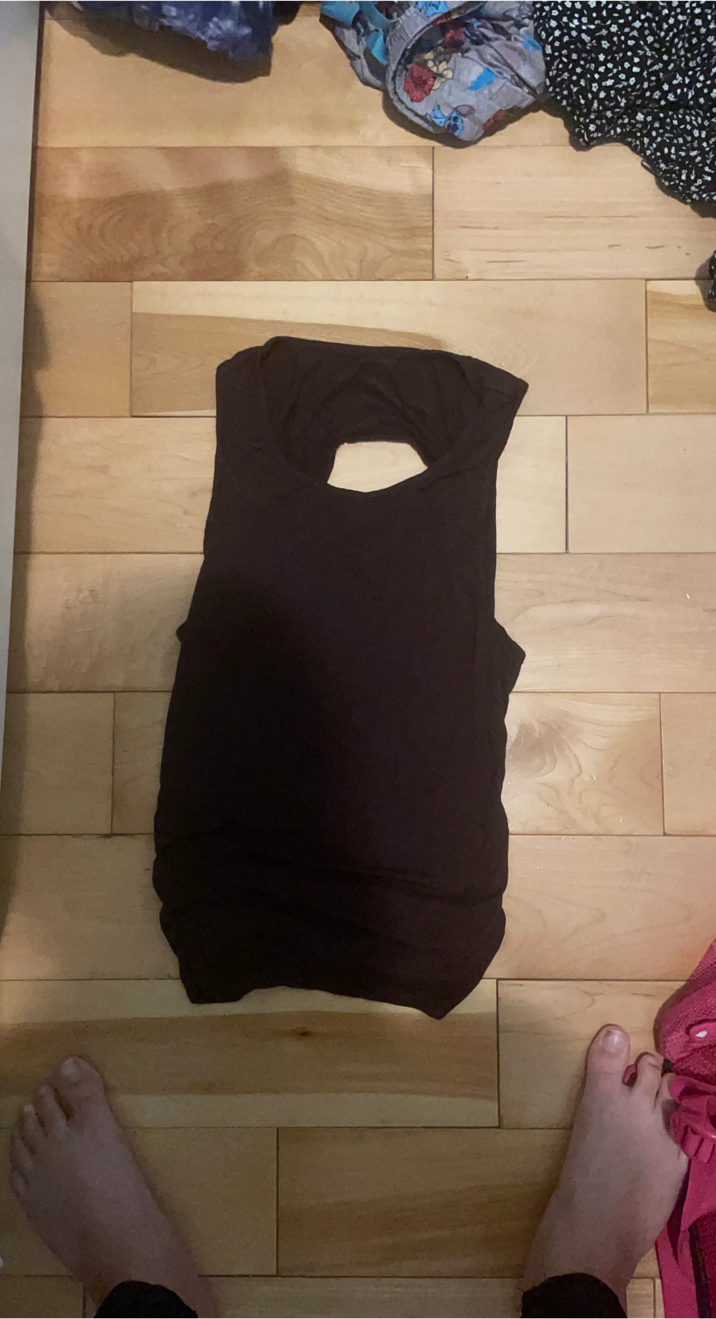 Haut sans manches marron