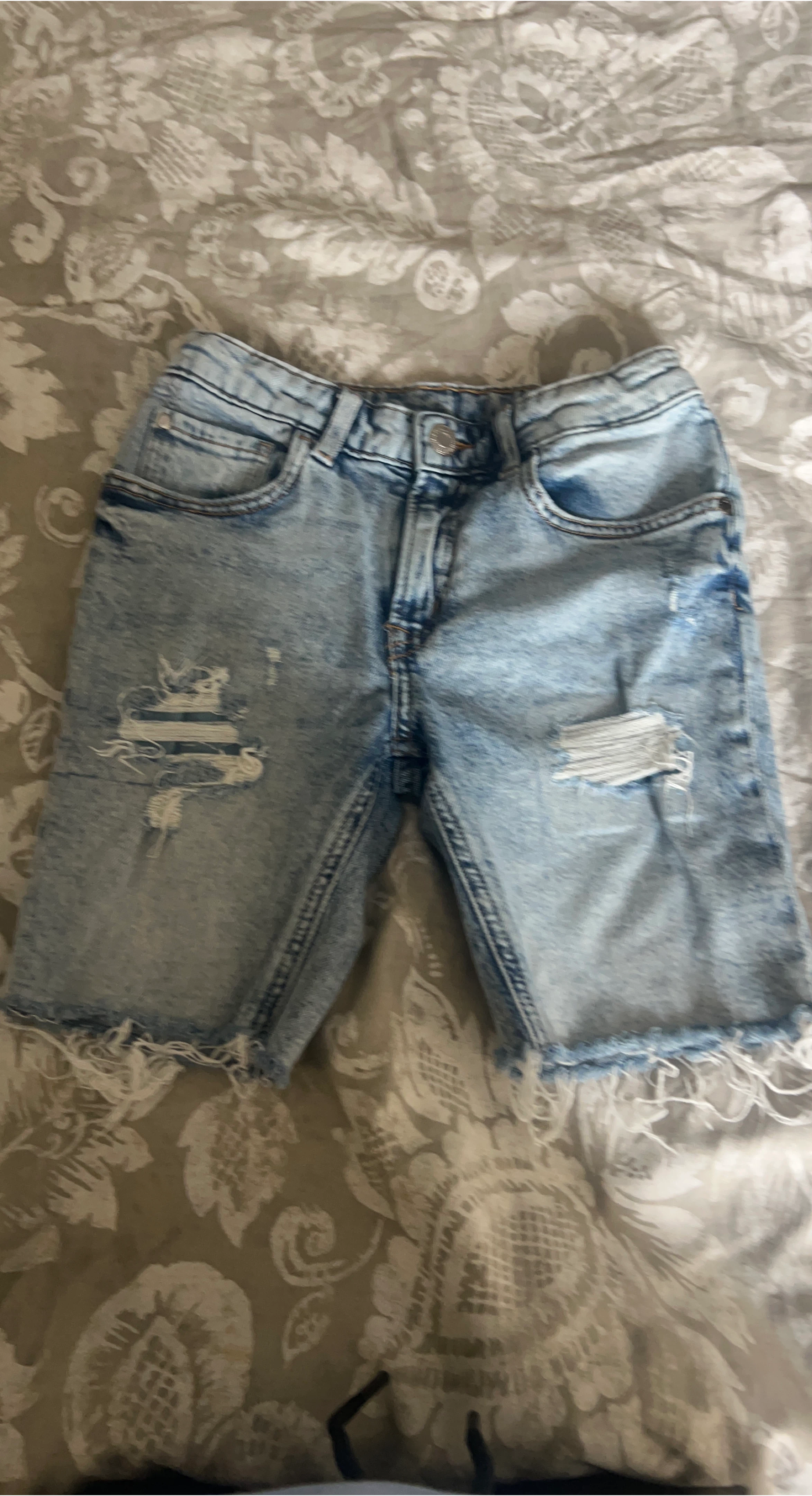 Distressed Denim Shorts thumbnail