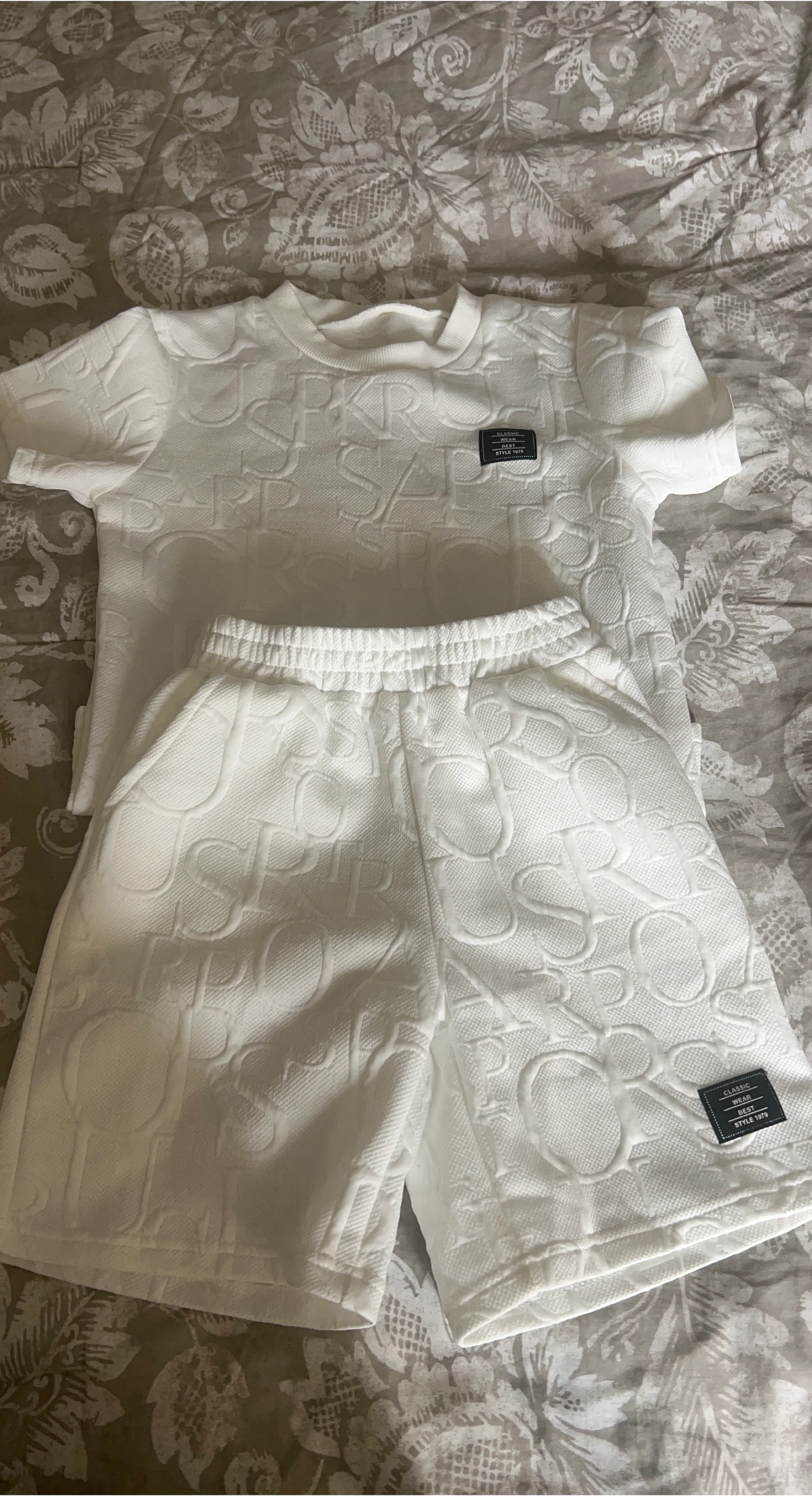 White 'Classic Wear' Matching Set thumbnail