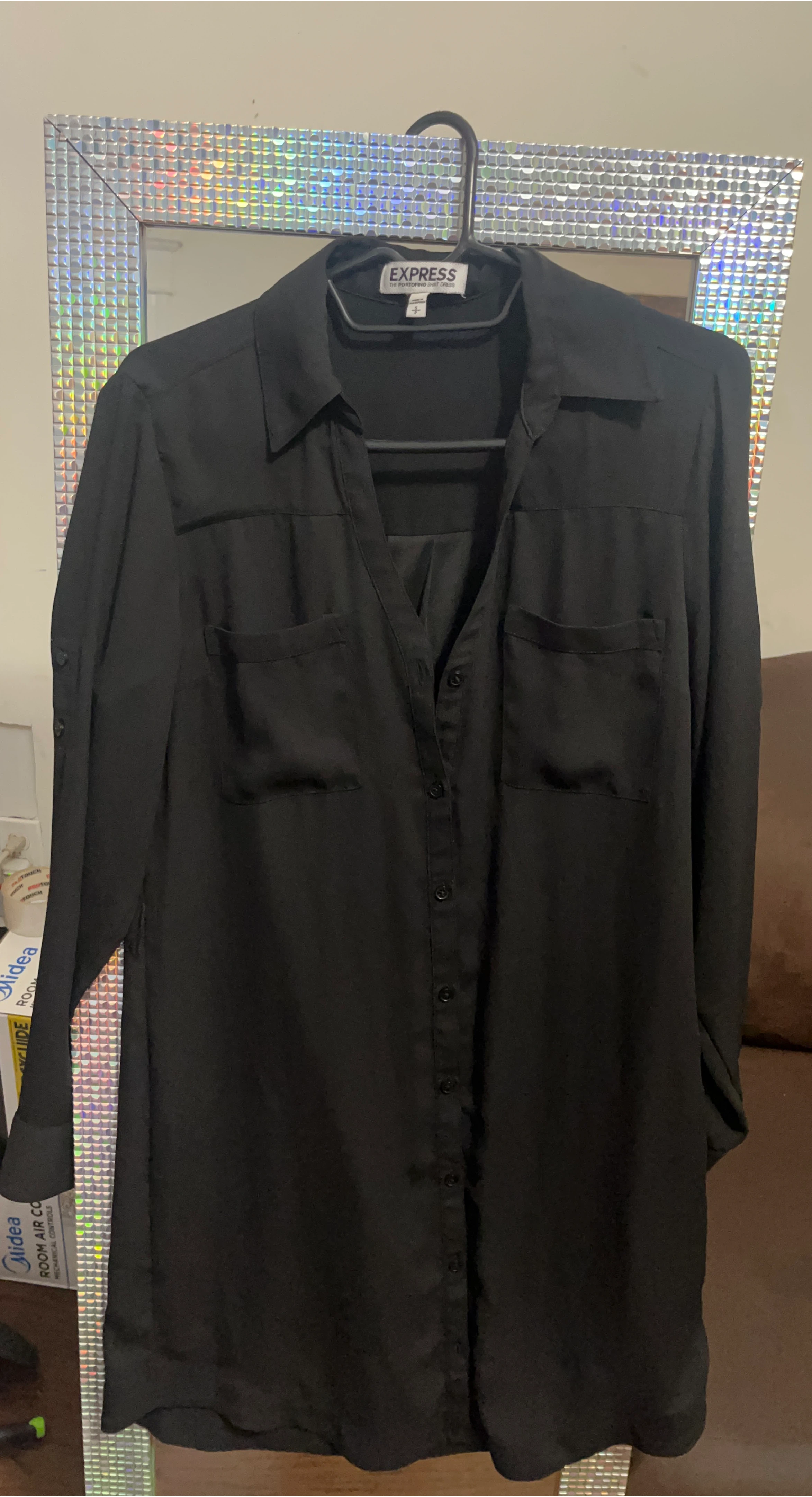 Express The Portofino Shirt Dress - Size S thumbnail