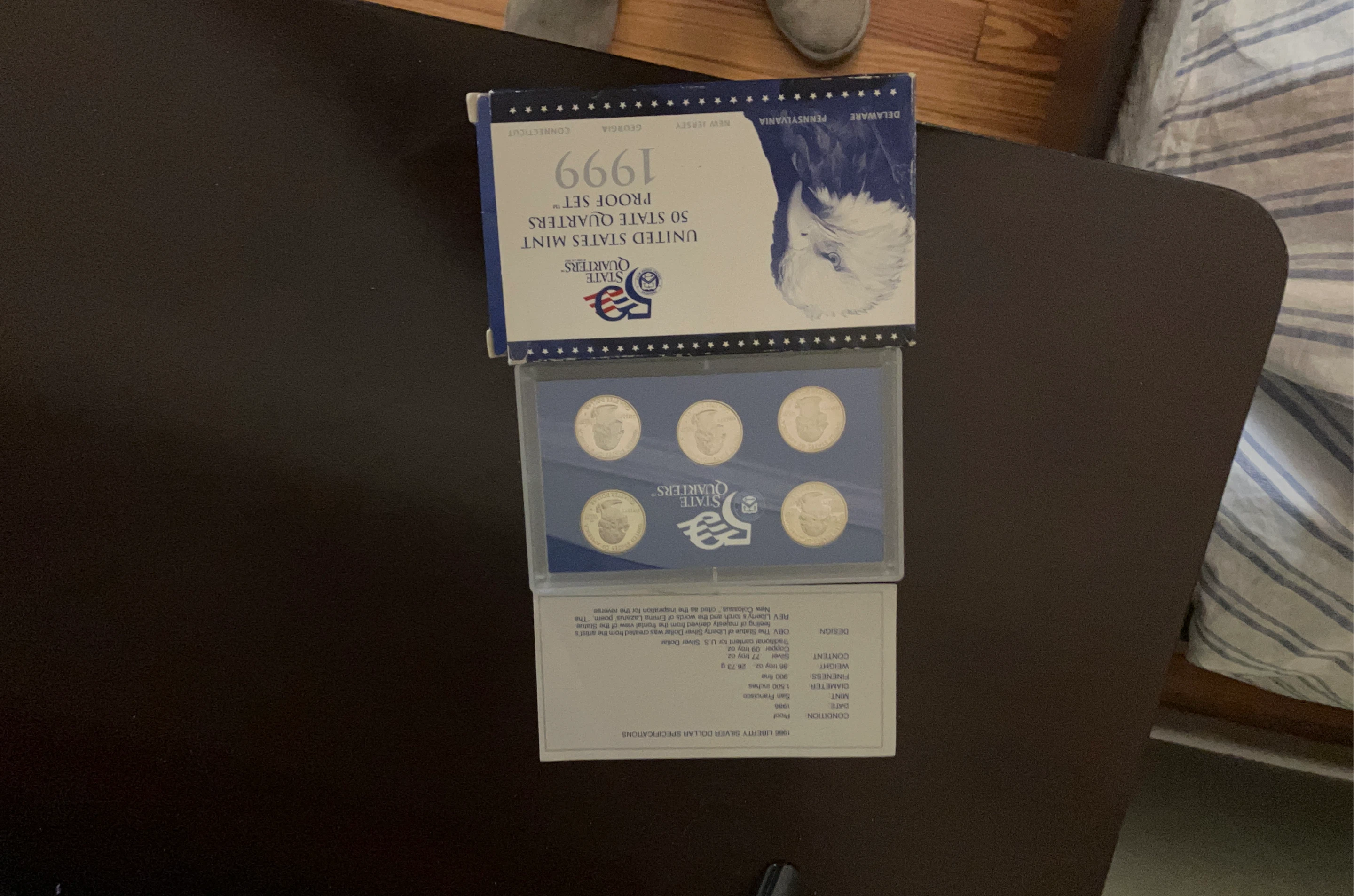 1999 United States Mint 50 State Quarters Proof Set thumbnail