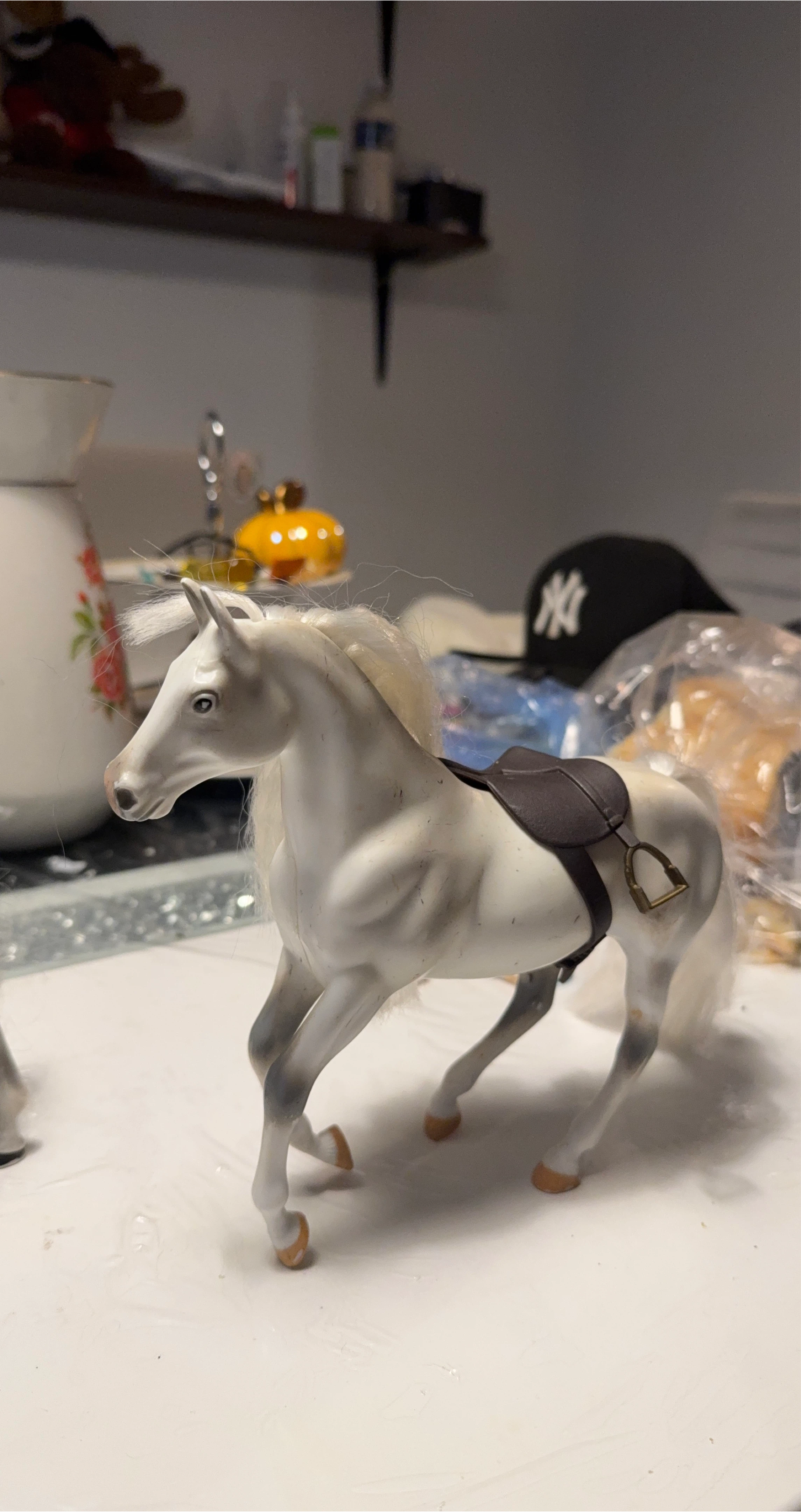 Toy Horse with Saddle