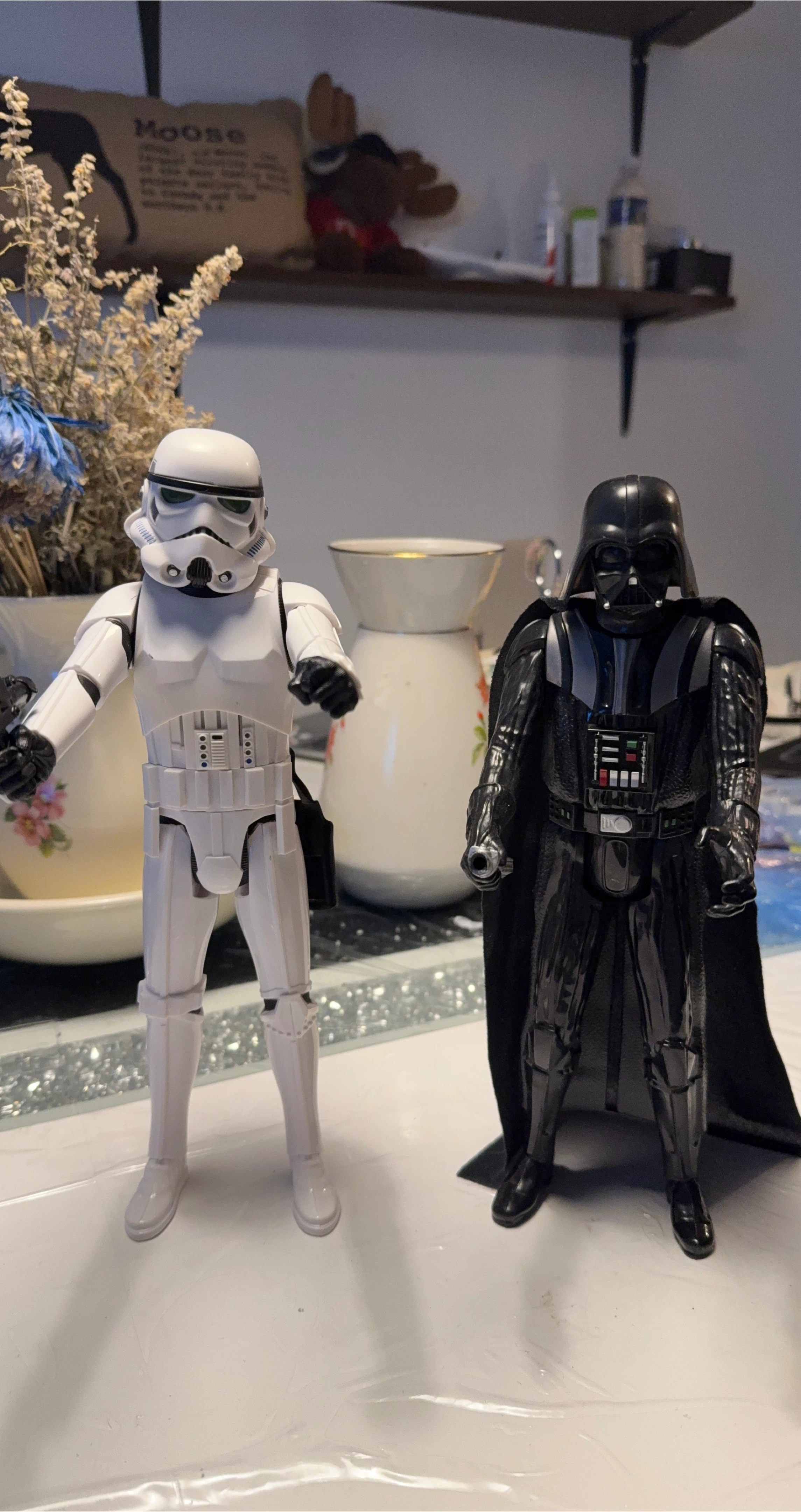 Star Wars Stormtrooper and Darth Vader Action Figures