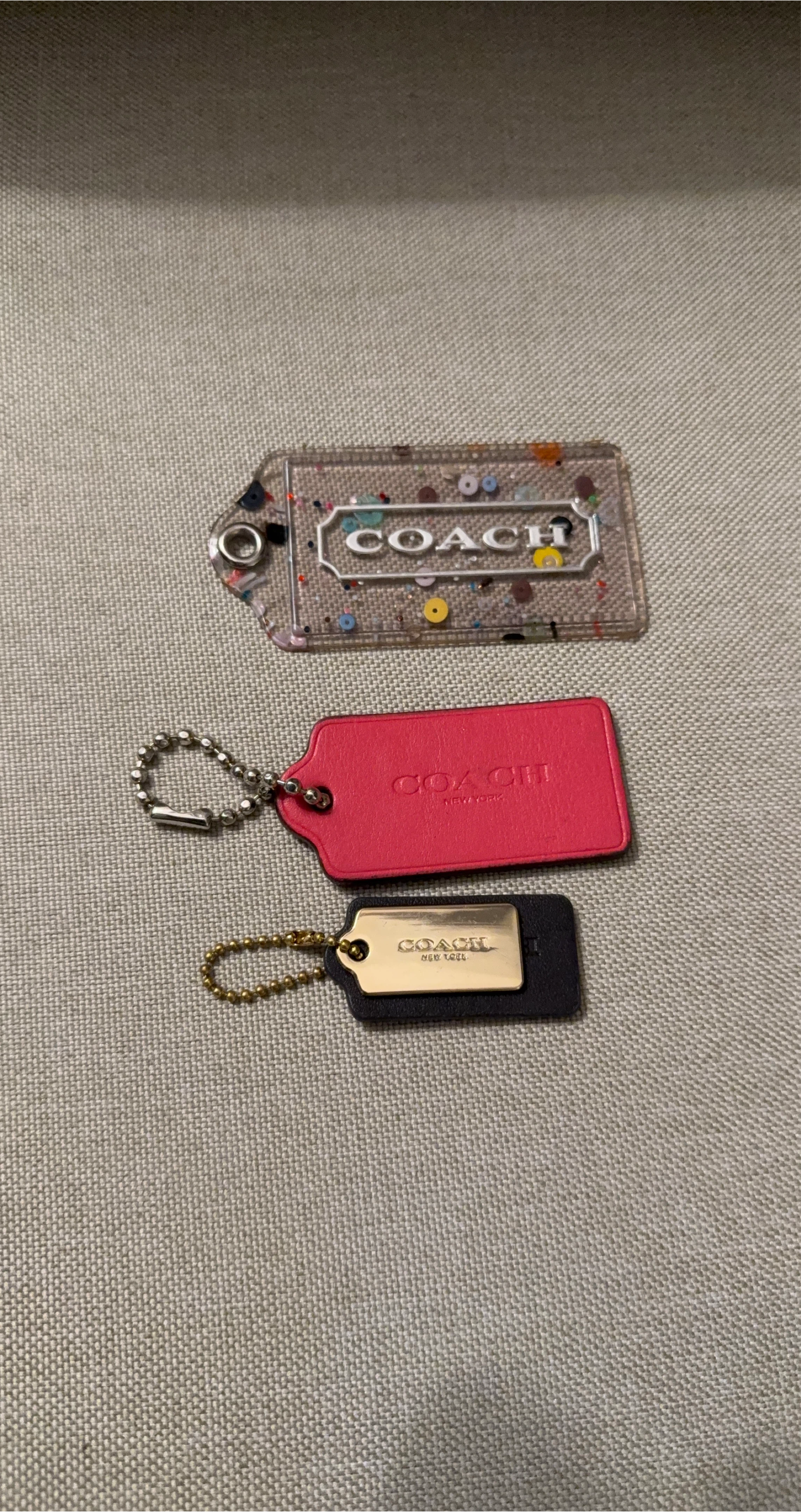 Coach Bag  Charms- Set of 3 thumbnail