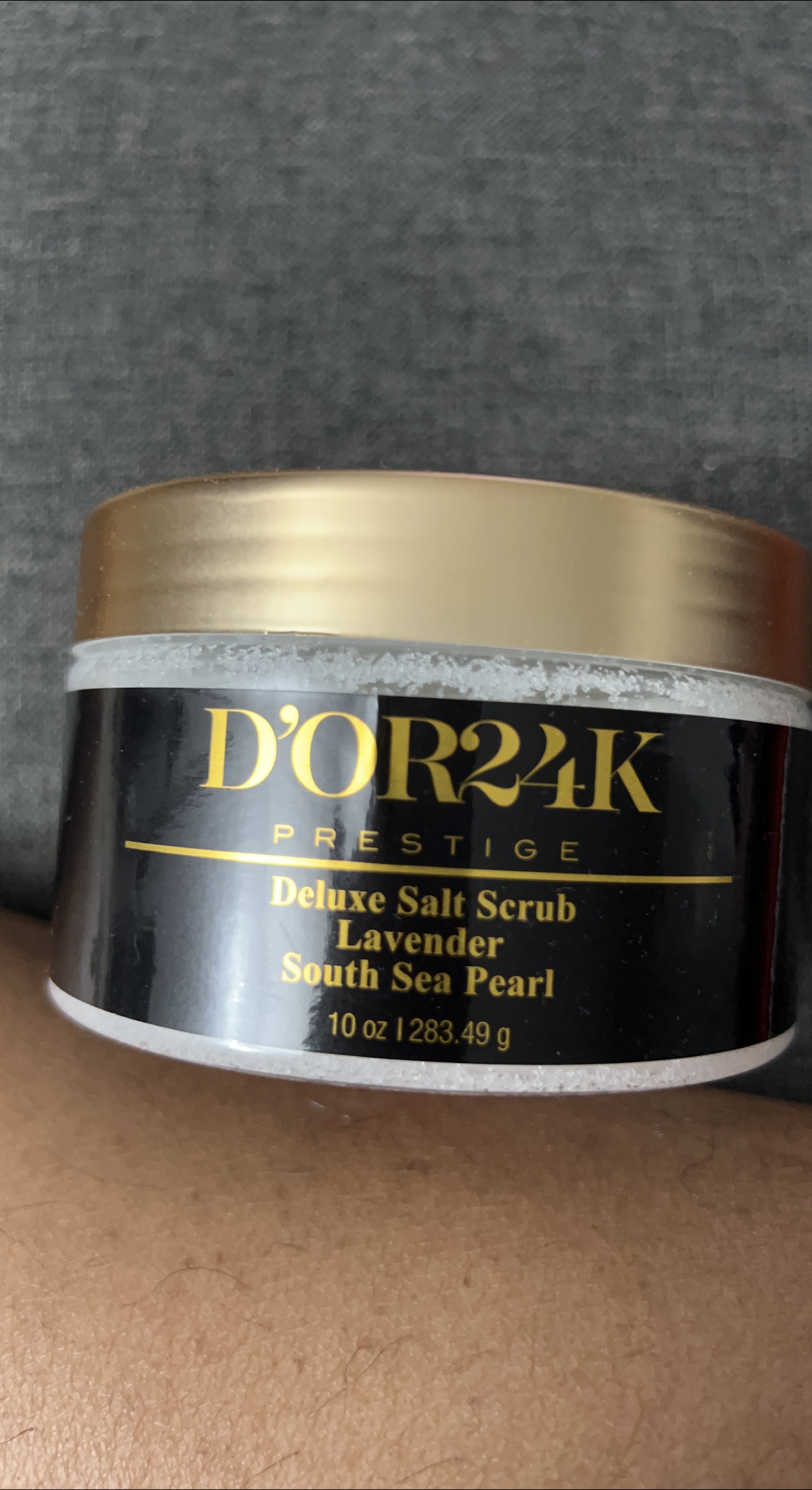 D'OR24K Prestige Deluxe Salt Scrub 10oz thumbnail
