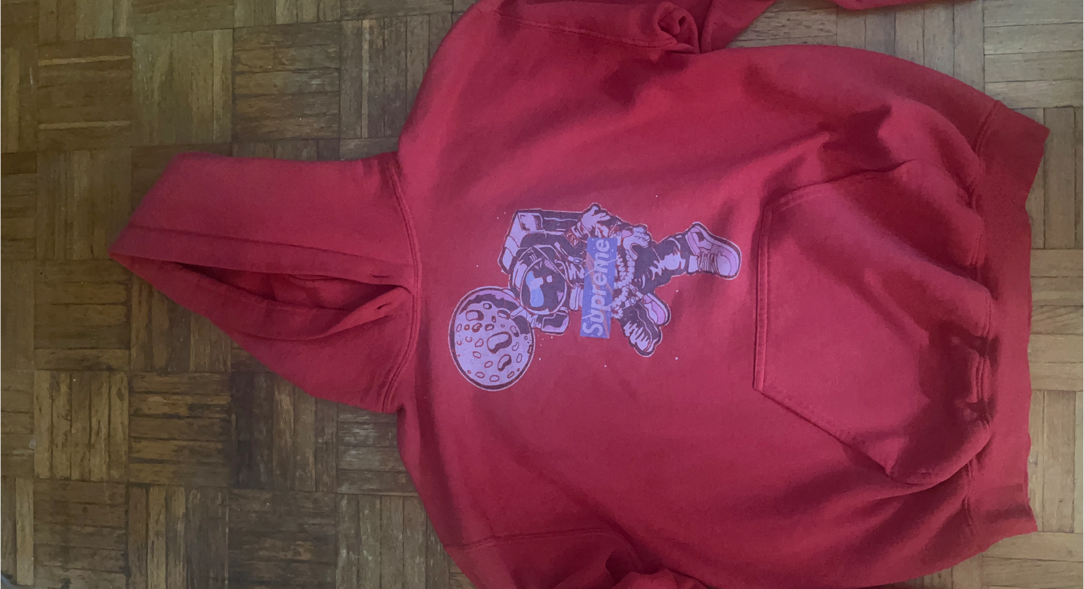 Supreme Astronaut Hoodie Red thumbnail