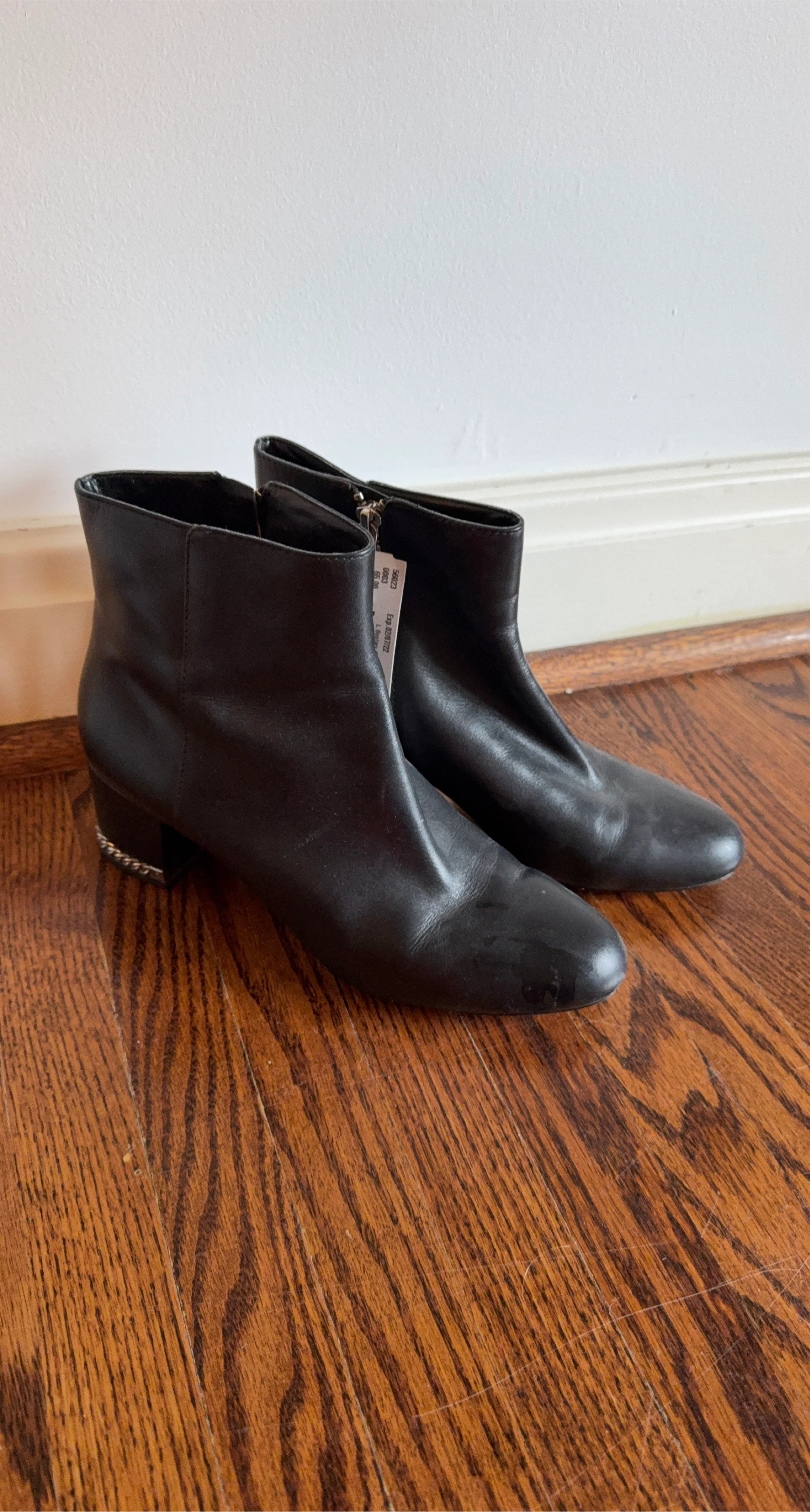 Black Leather Ankle Boots thumbnail
