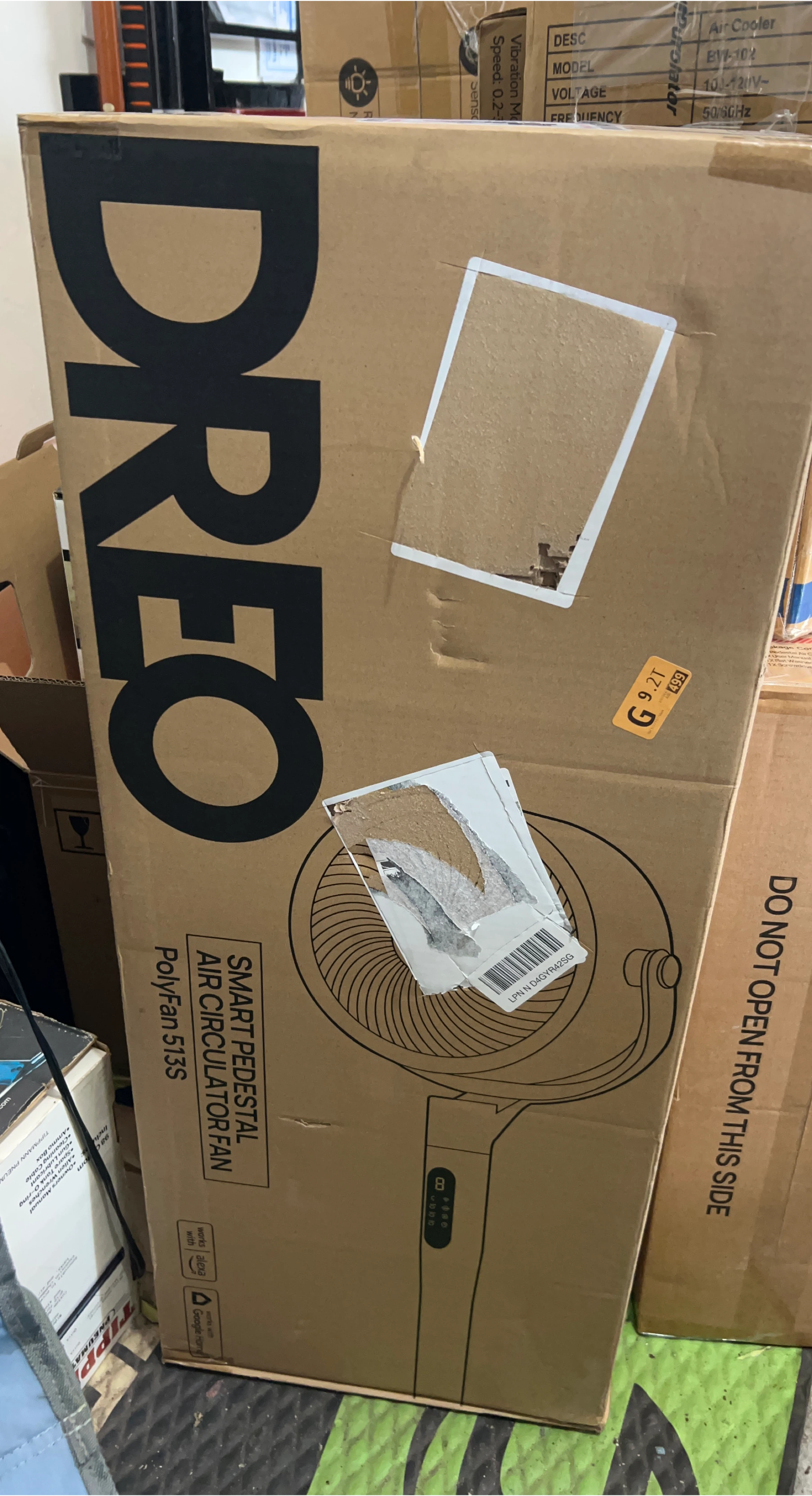 Dreo PolyFan 513S Smart Pedestal Fan - New in Box thumbnail