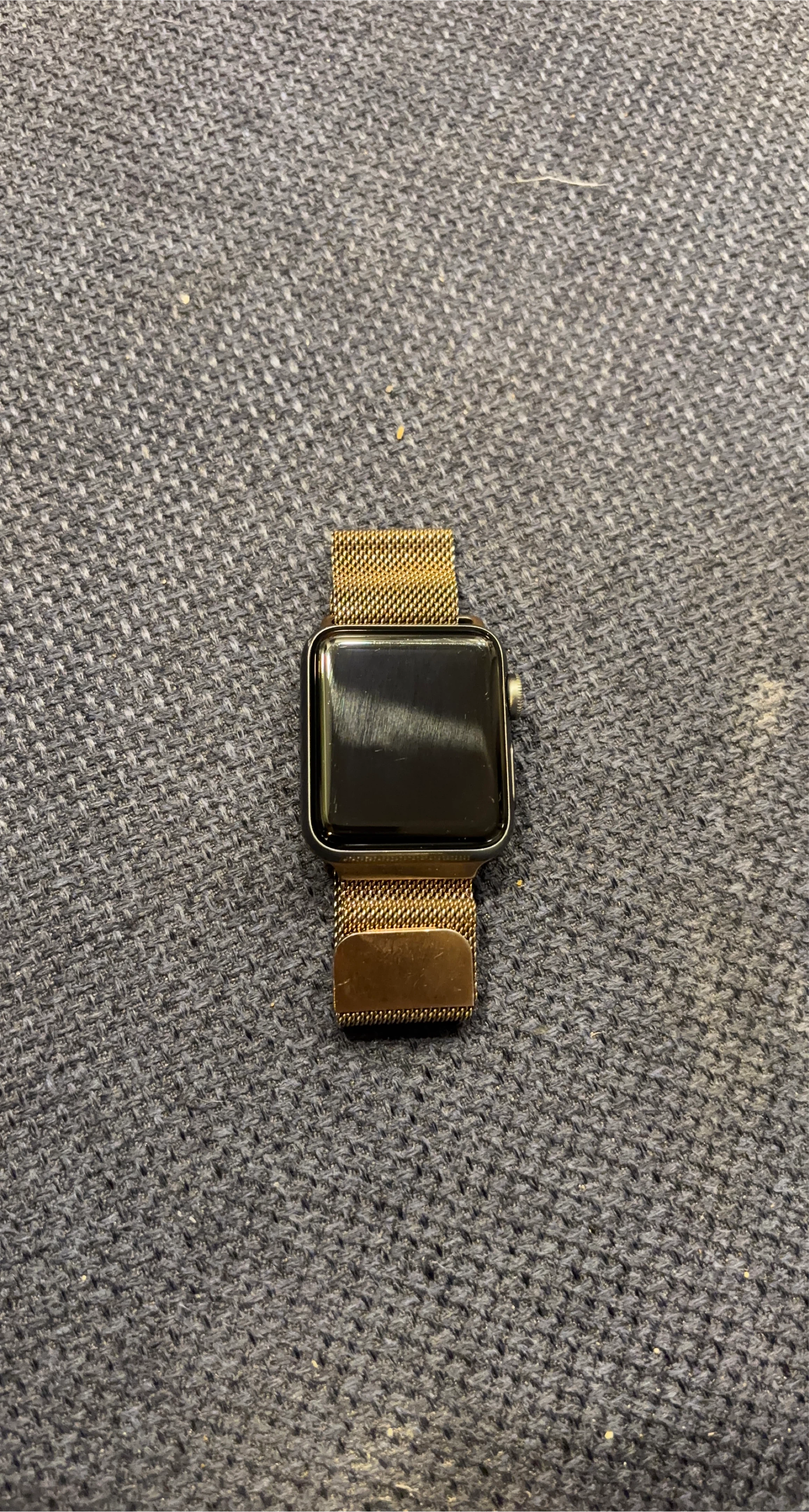Apple Watch with Gold Milanese Loop thumbnail