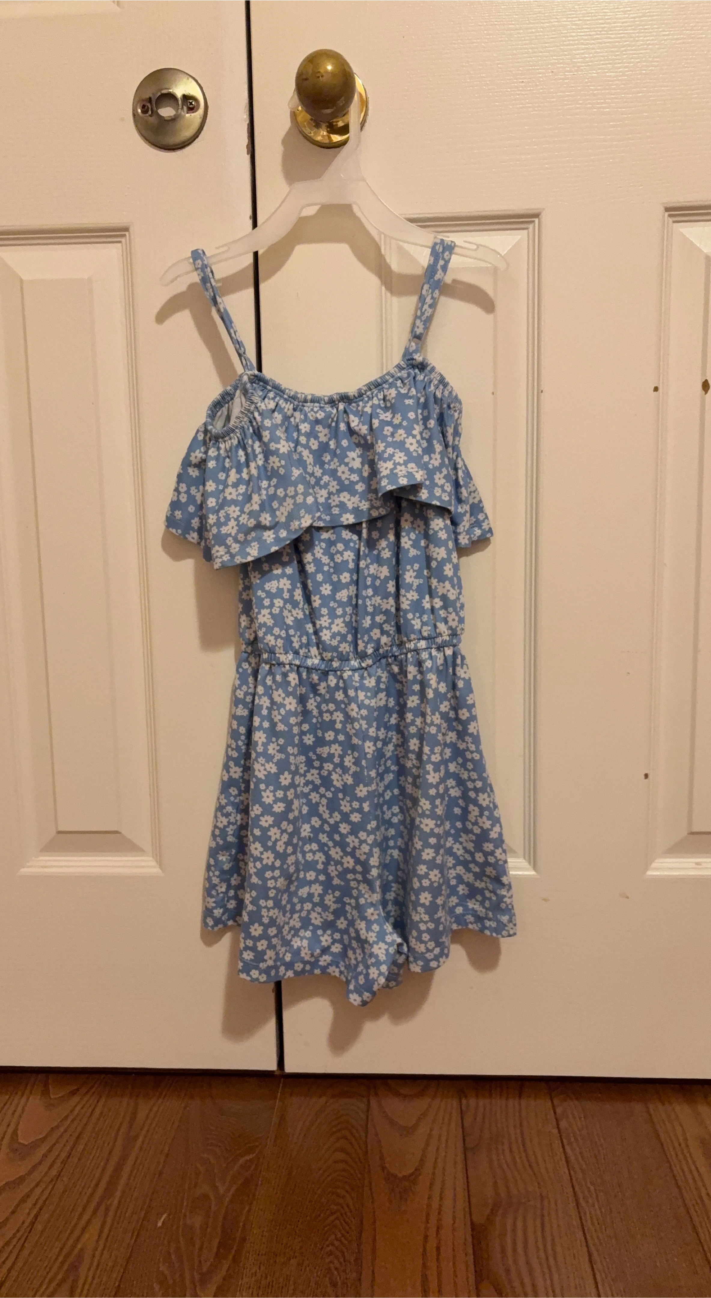 Blue Floral Romper thumbnail