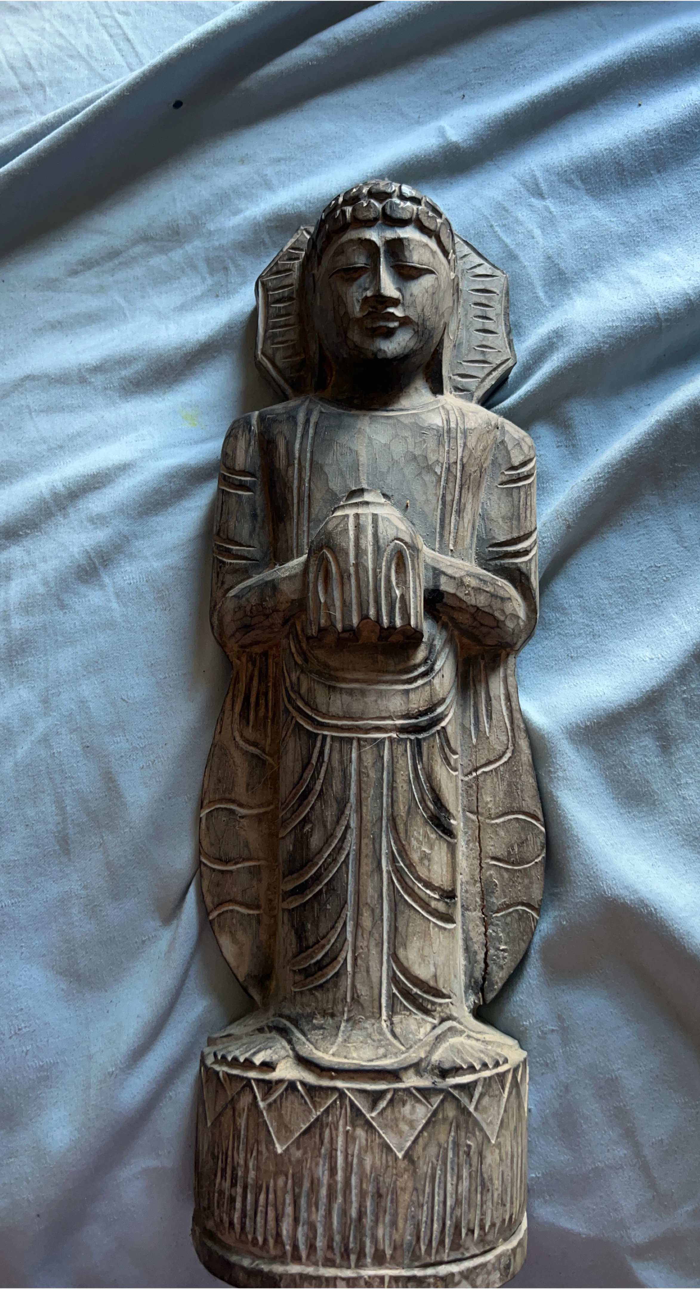 Wooden Buddha Statue