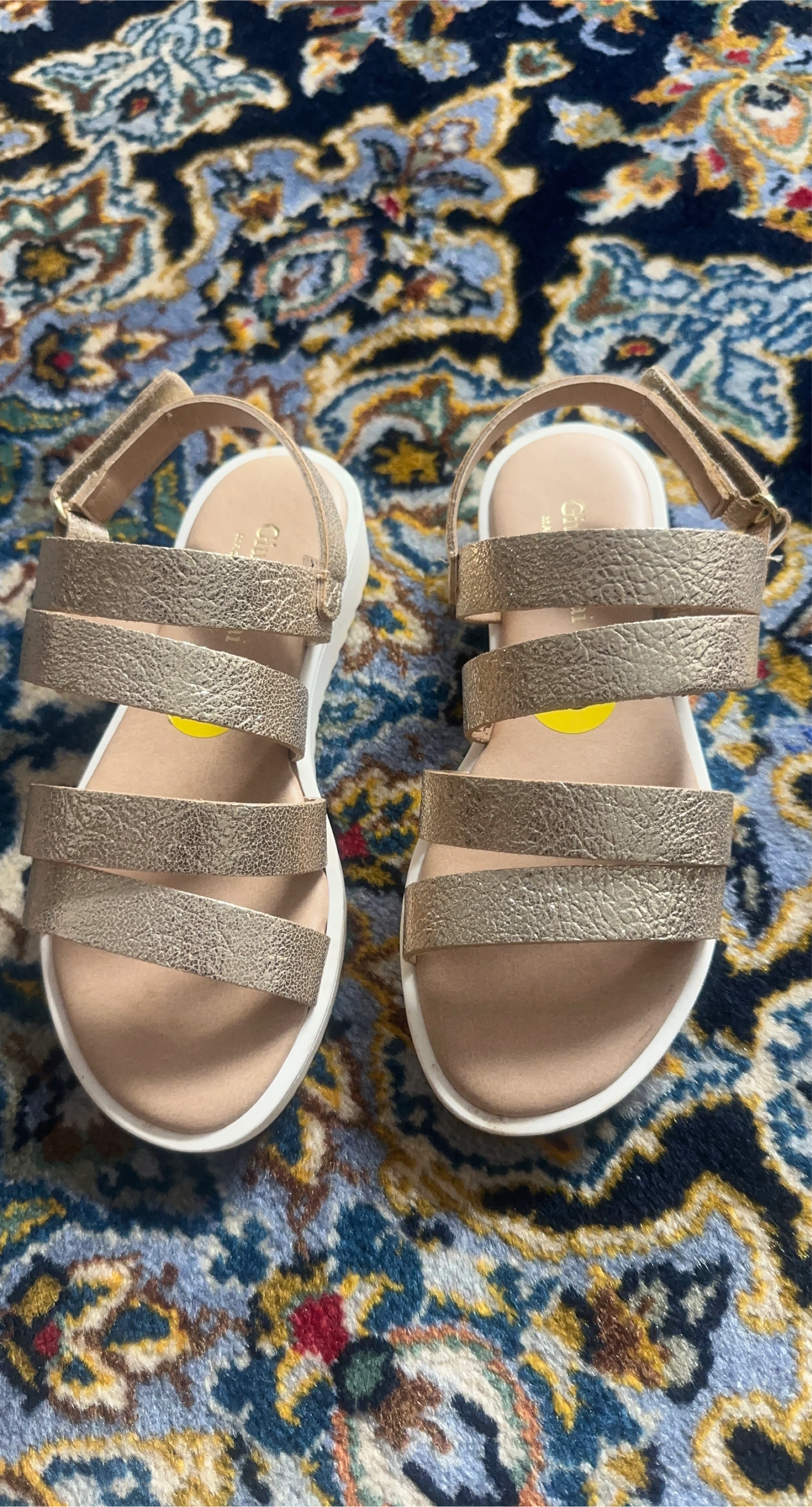 Gini & Jony Gold Sandals thumbnail