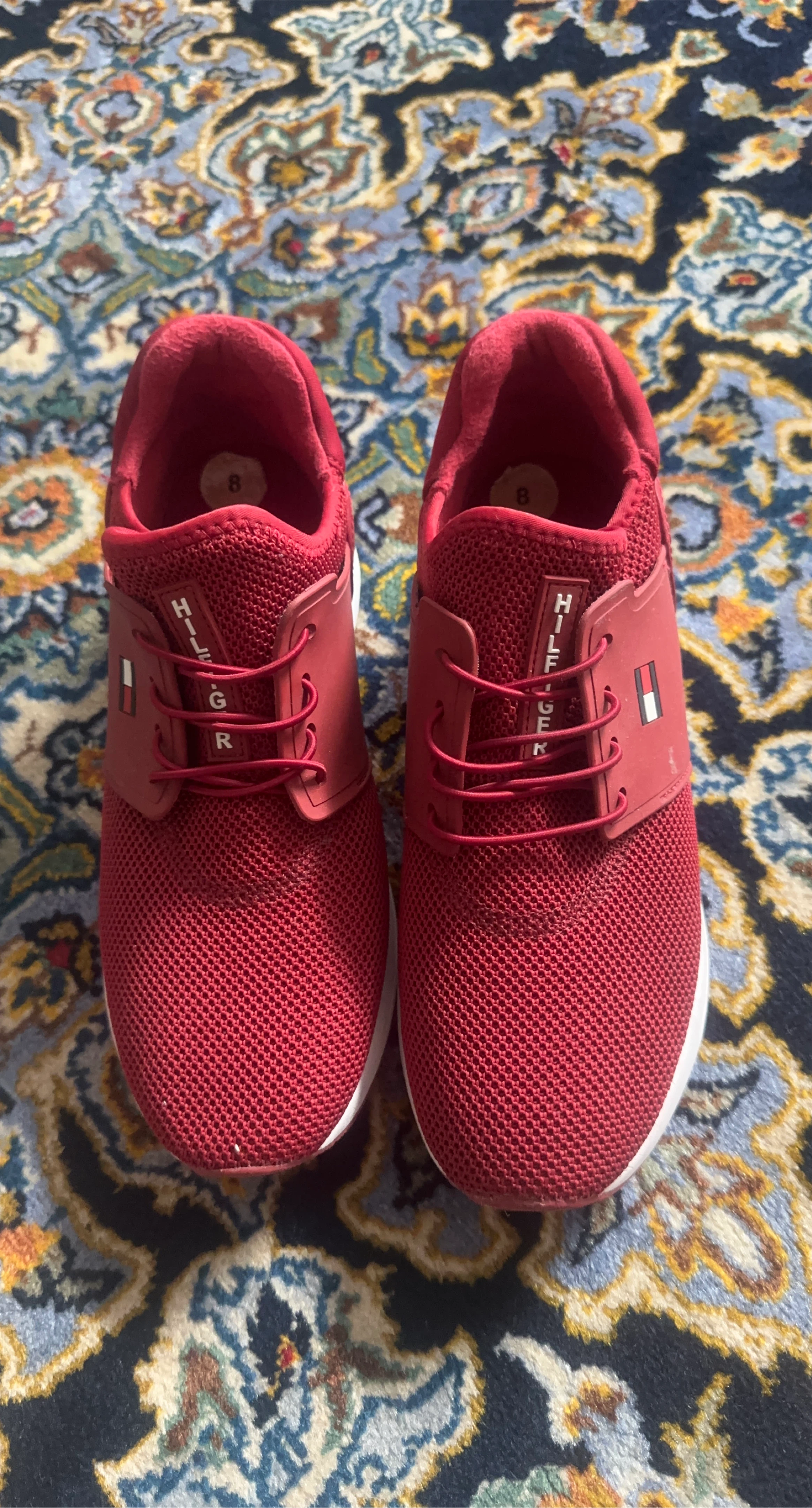 Tommy Hilfiger Red Sneakers - Size 8 thumbnail