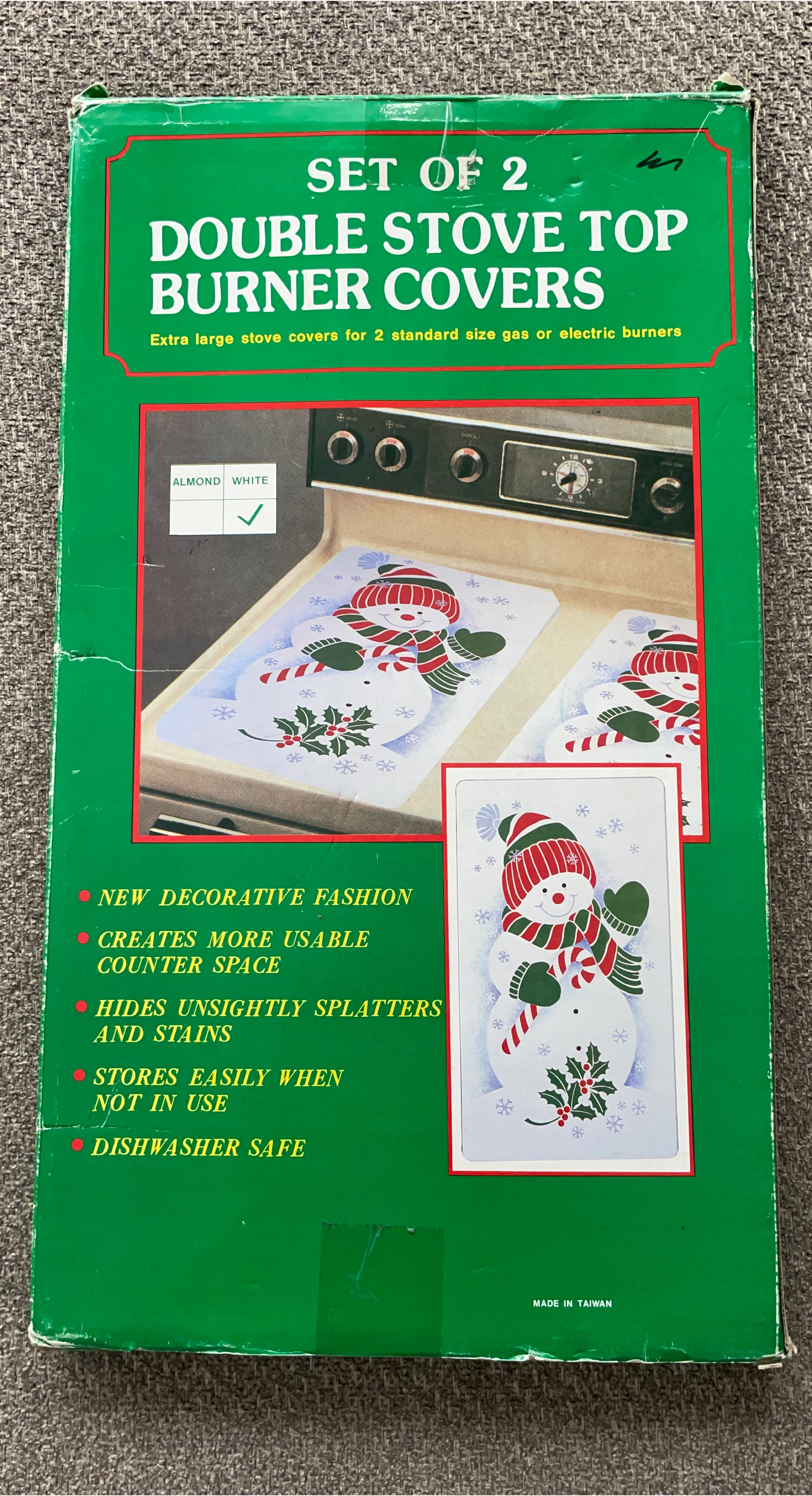 Set of 2 holiday Stove Top Burner Covers thumbnail