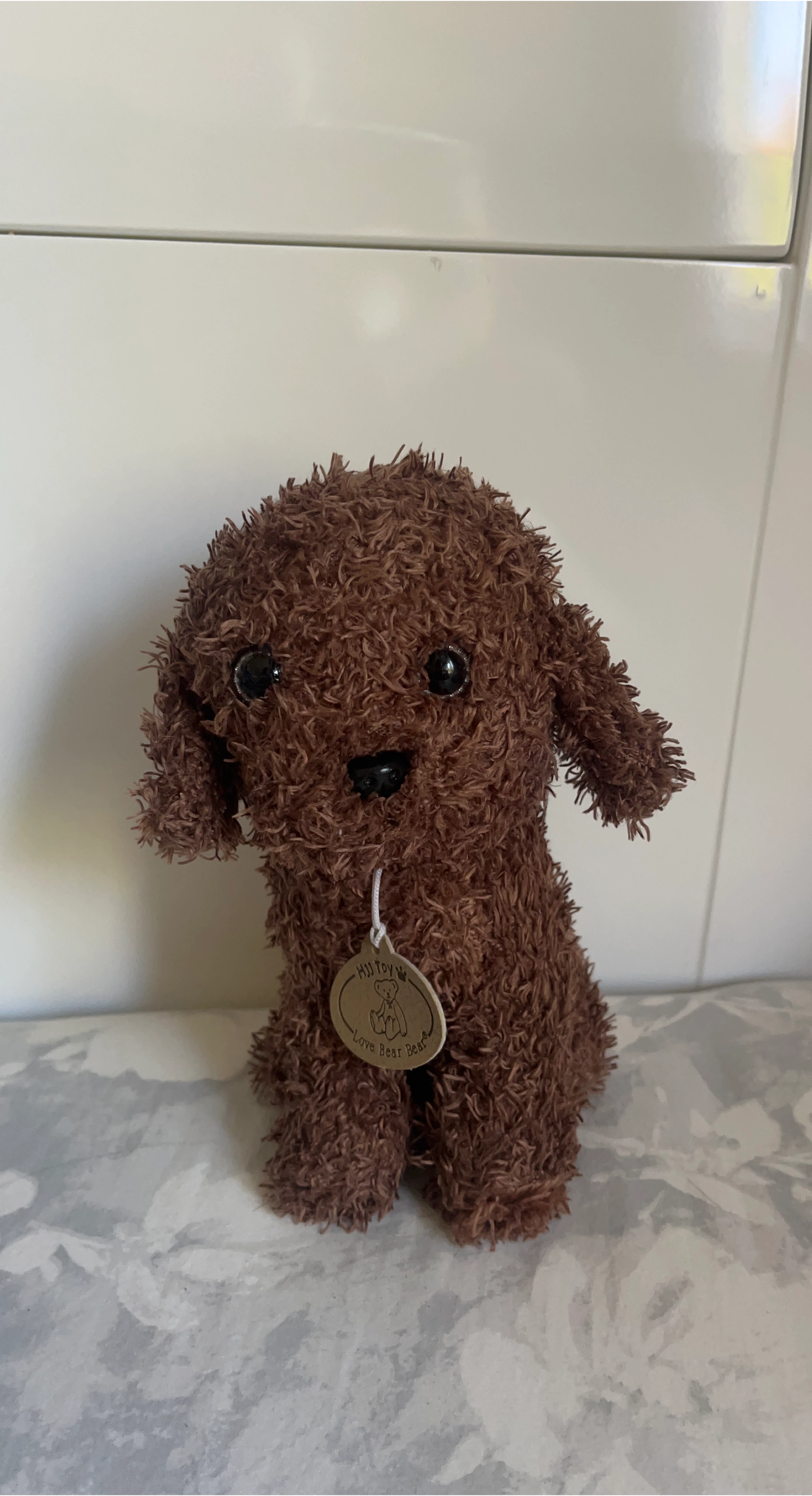 Brown Plush Puppy Dog - HJJ Toy thumbnail