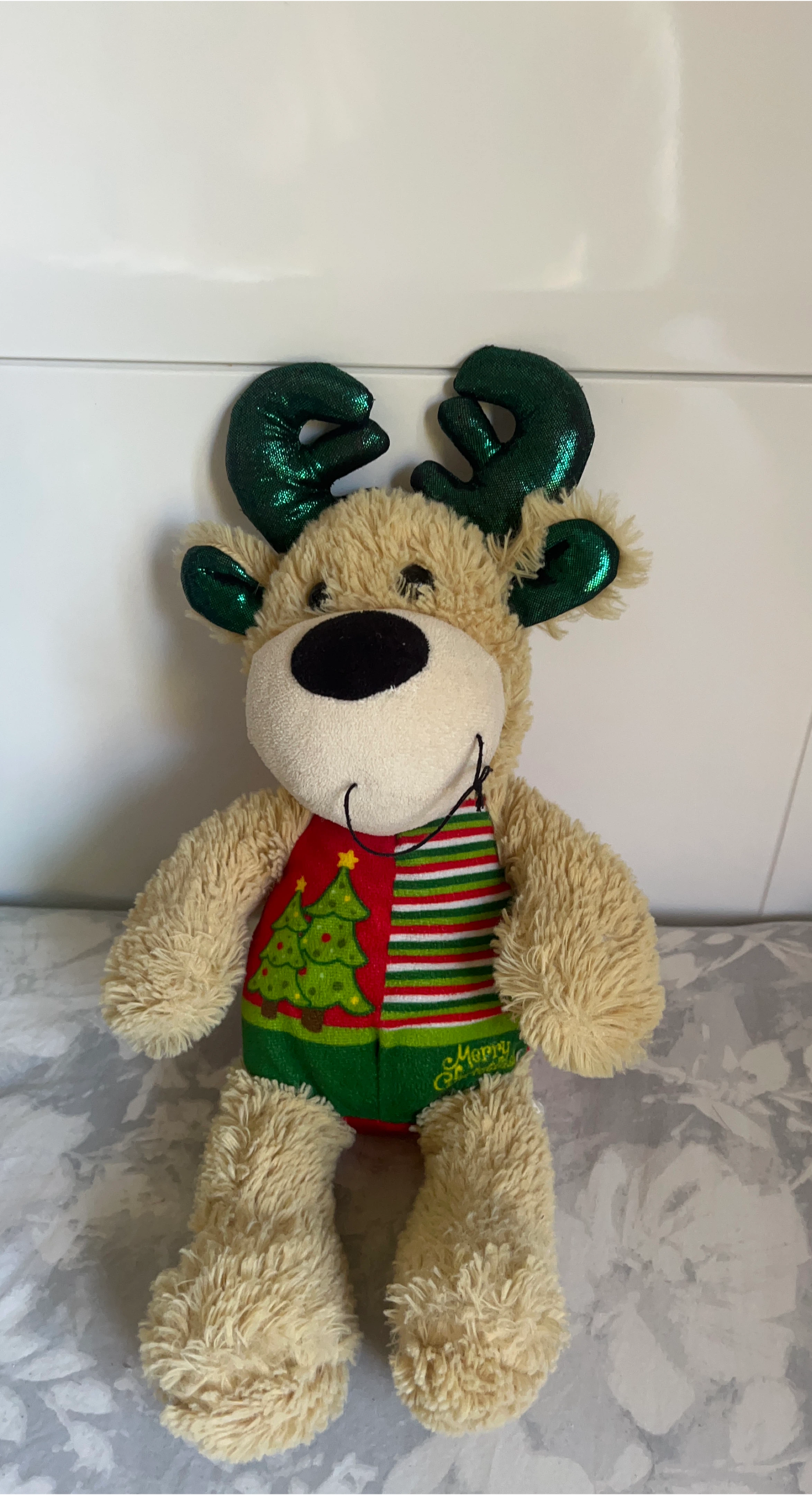 Christmas Reindeer Plush Toy thumbnail
