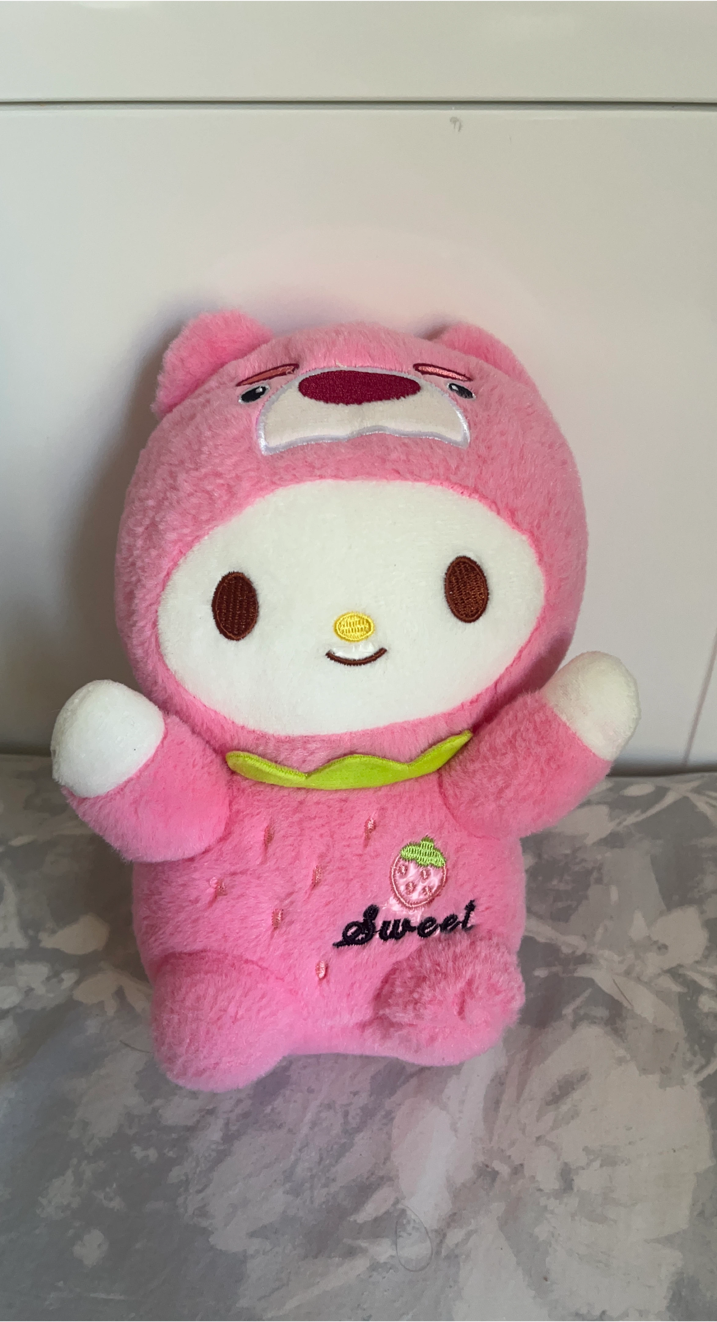My Melody Strawberry Bear Plush thumbnail