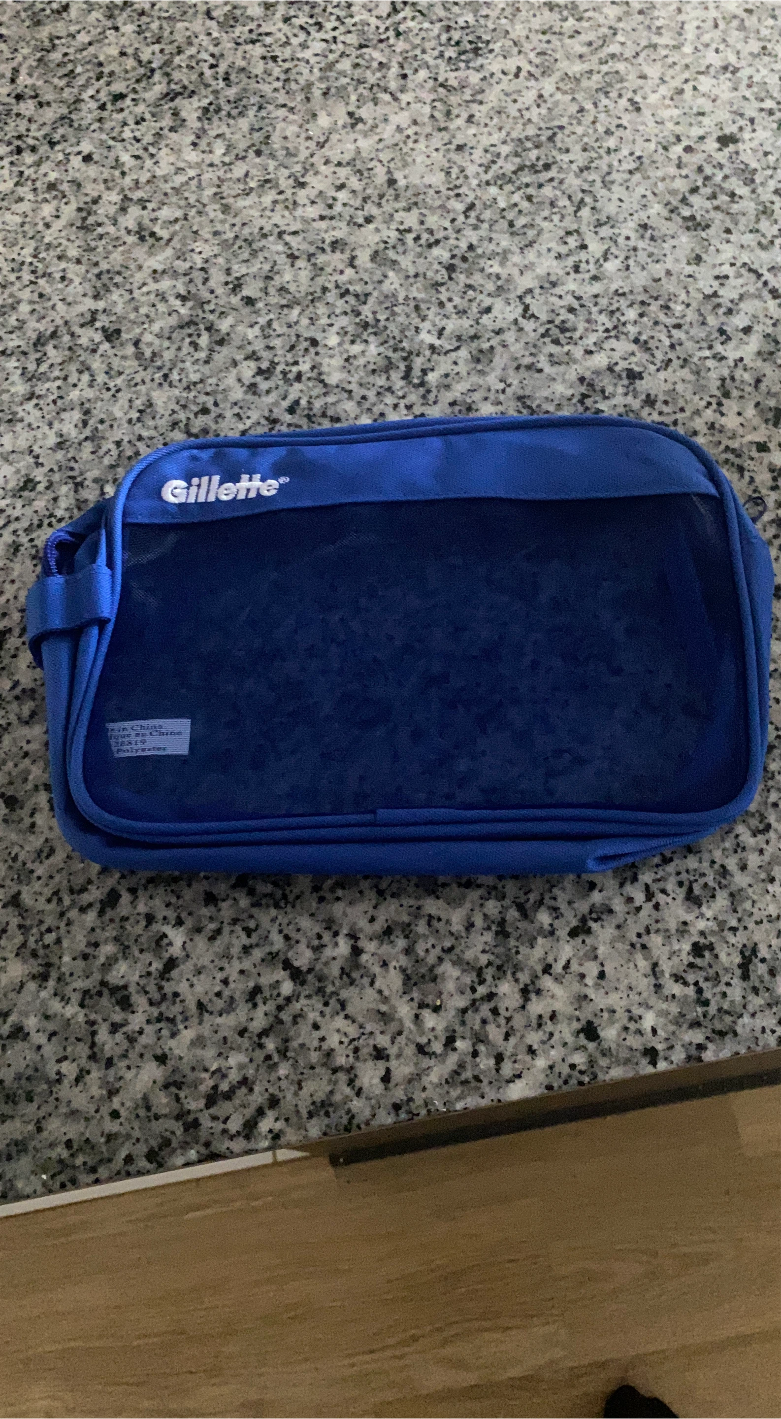 Gillette Blue Toiletry Bag thumbnail
