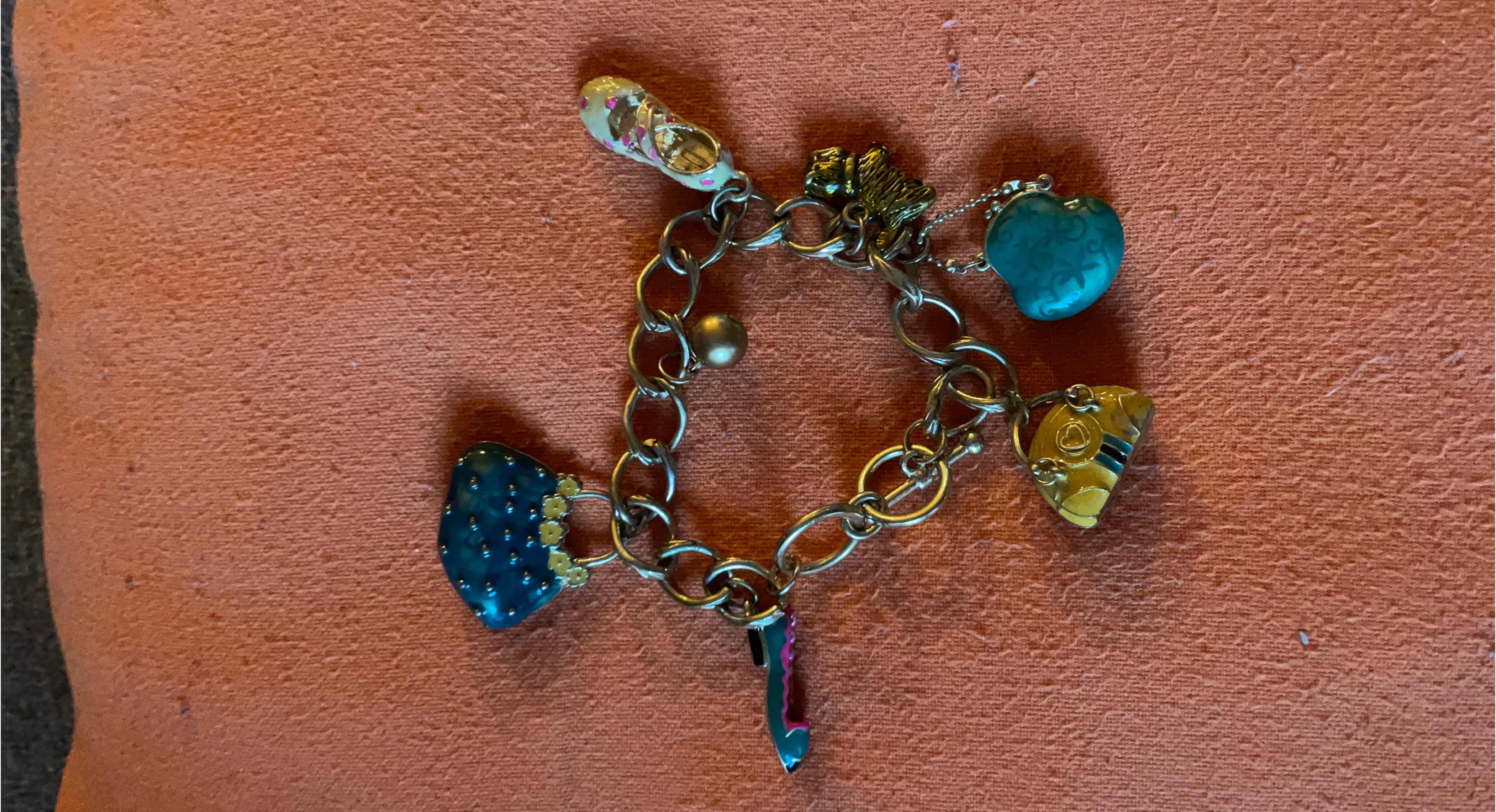 Charm Bracelet with Shoe, Heart, & More thumbnail