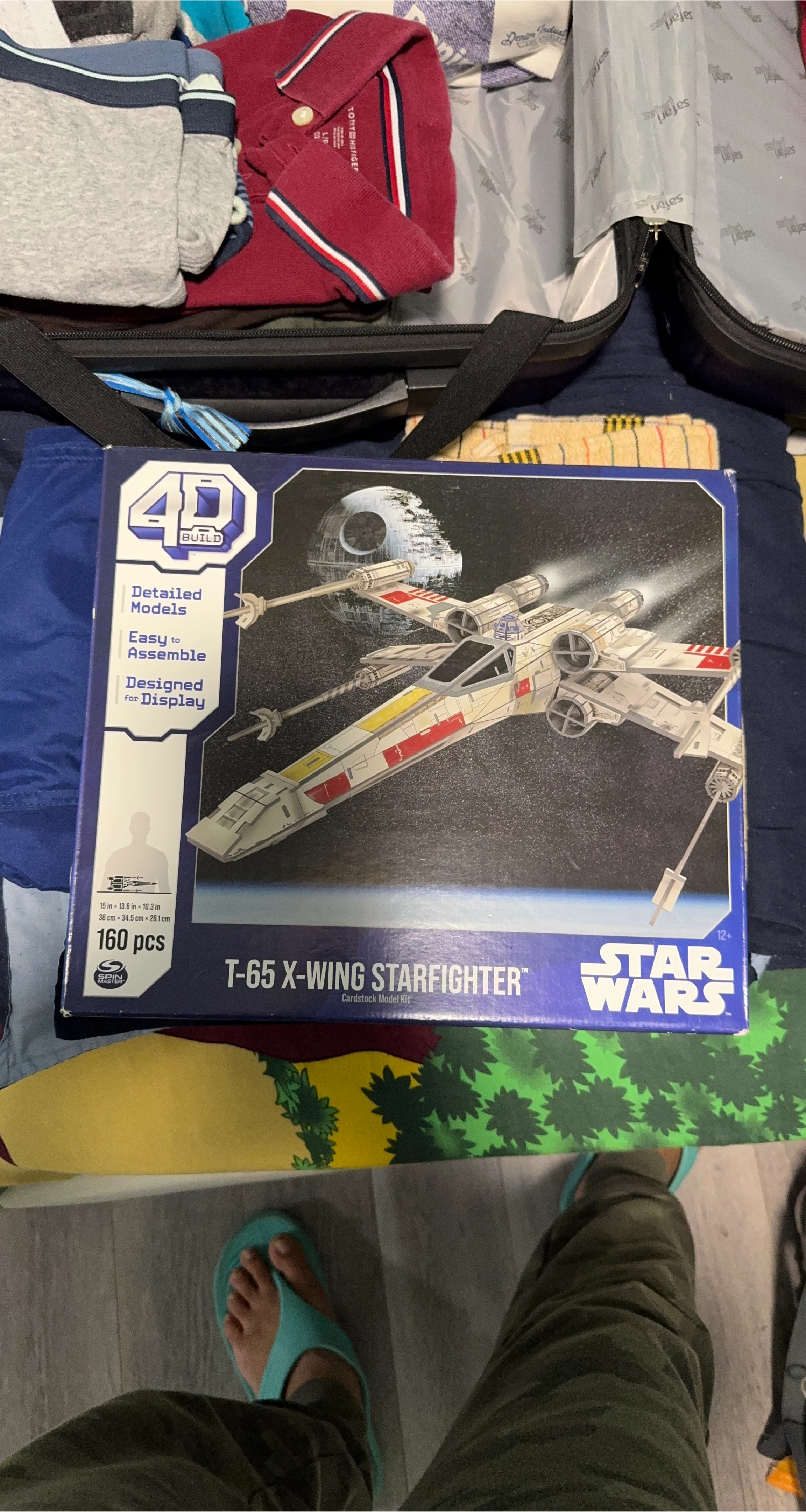 BNIB 4D Build T-65 X-Wing Starfighter Cardstock Model Kit thumbnail