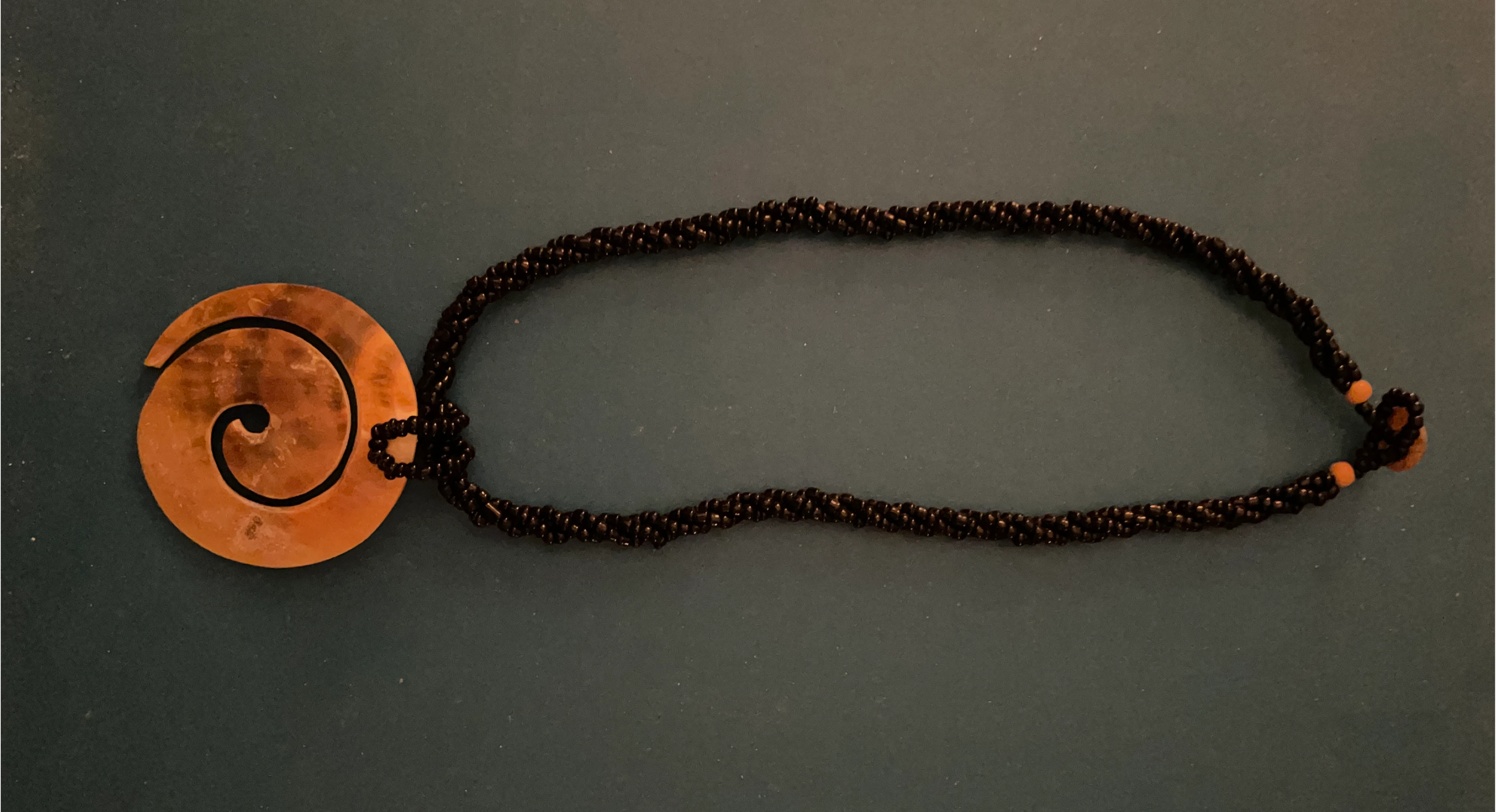 Necklace with Spiral Pendant thumbnail