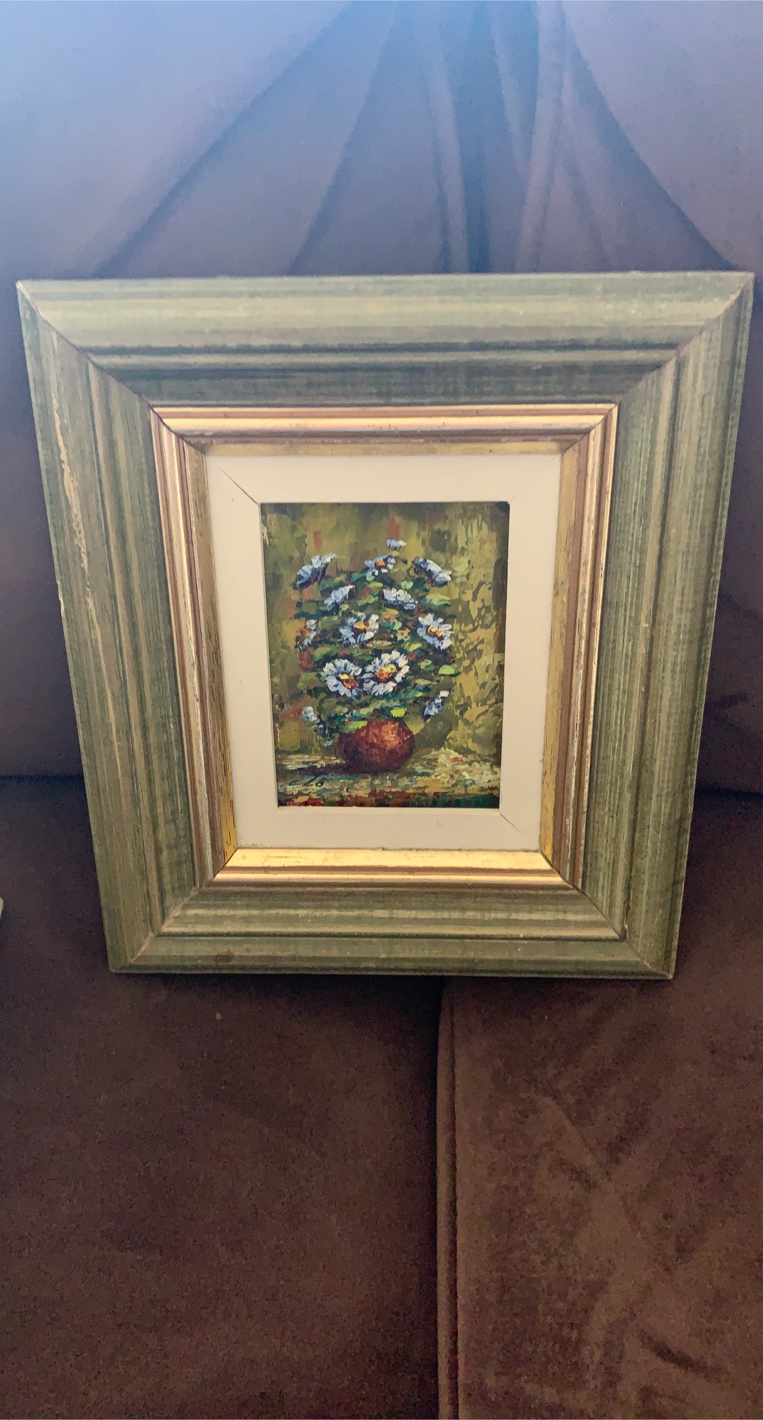Framed Floral Oil Painting thumbnail