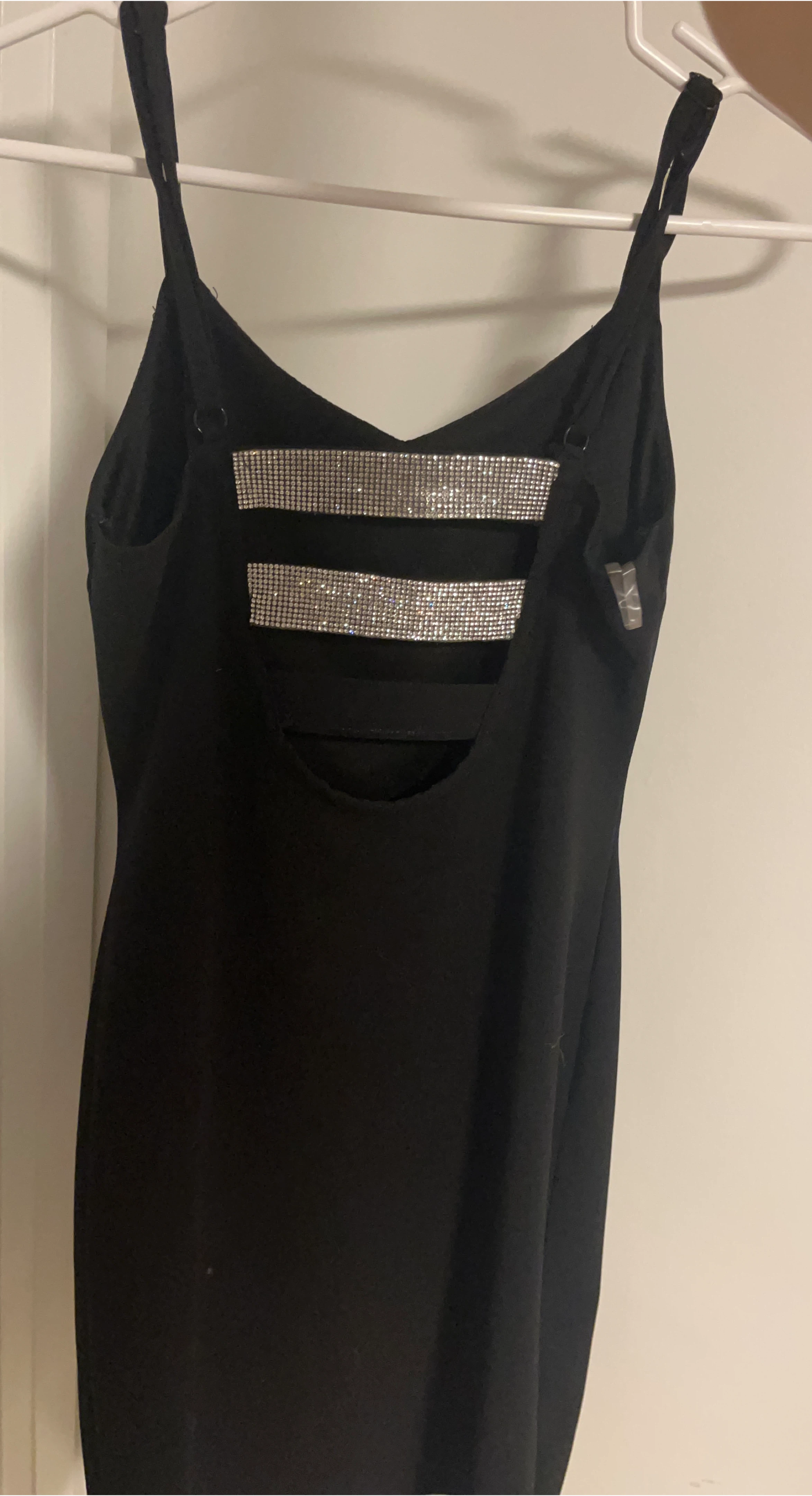 Black Dress with Rhinestone Detail thumbnail