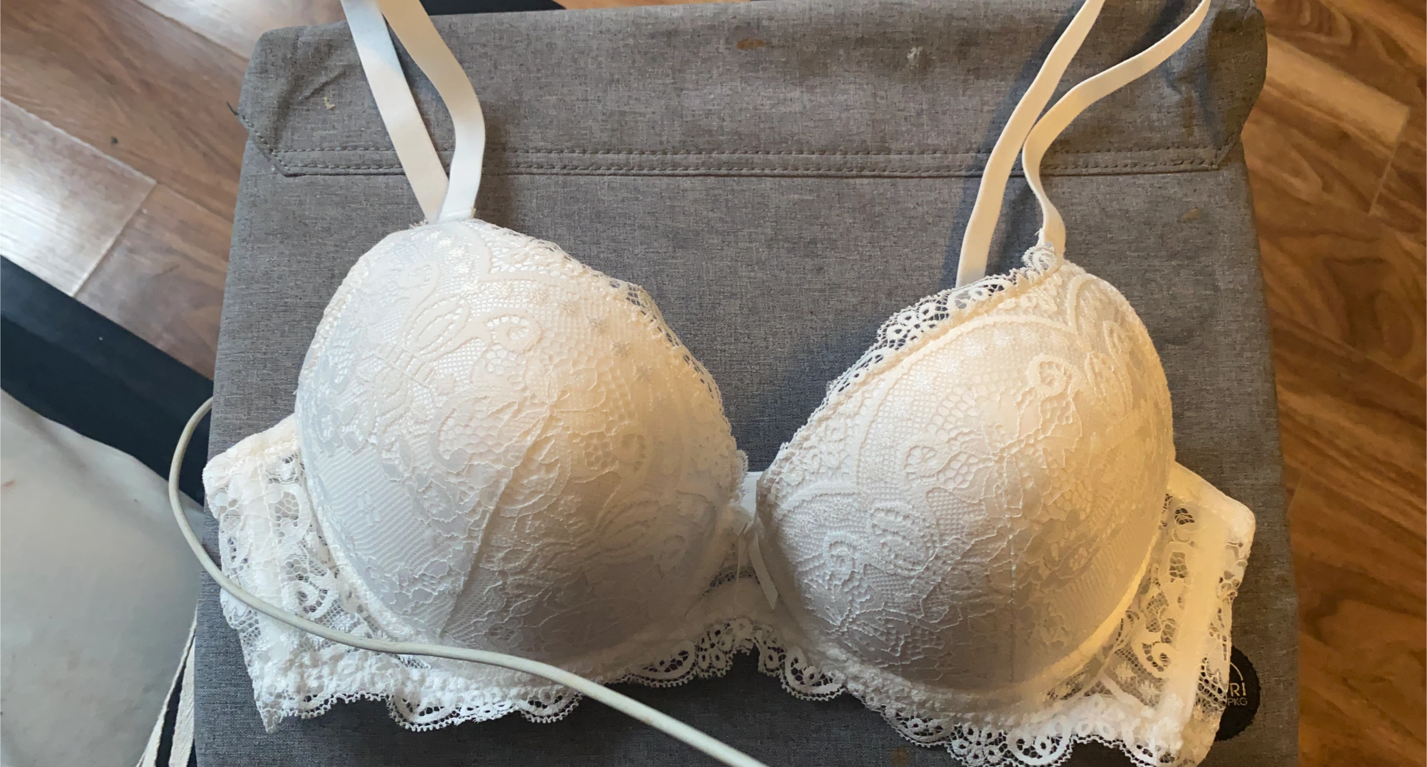 White Lace Bra thumbnail