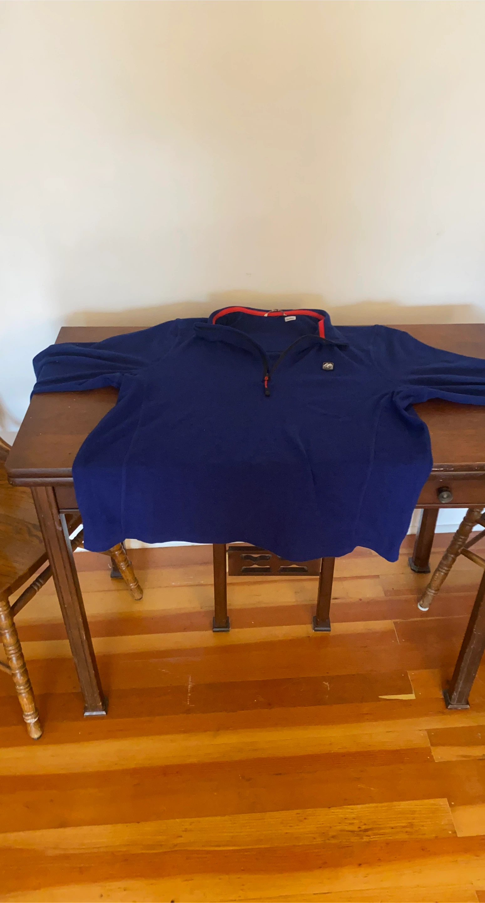 Navy Blue Fleece 1/4 Zip Pullover