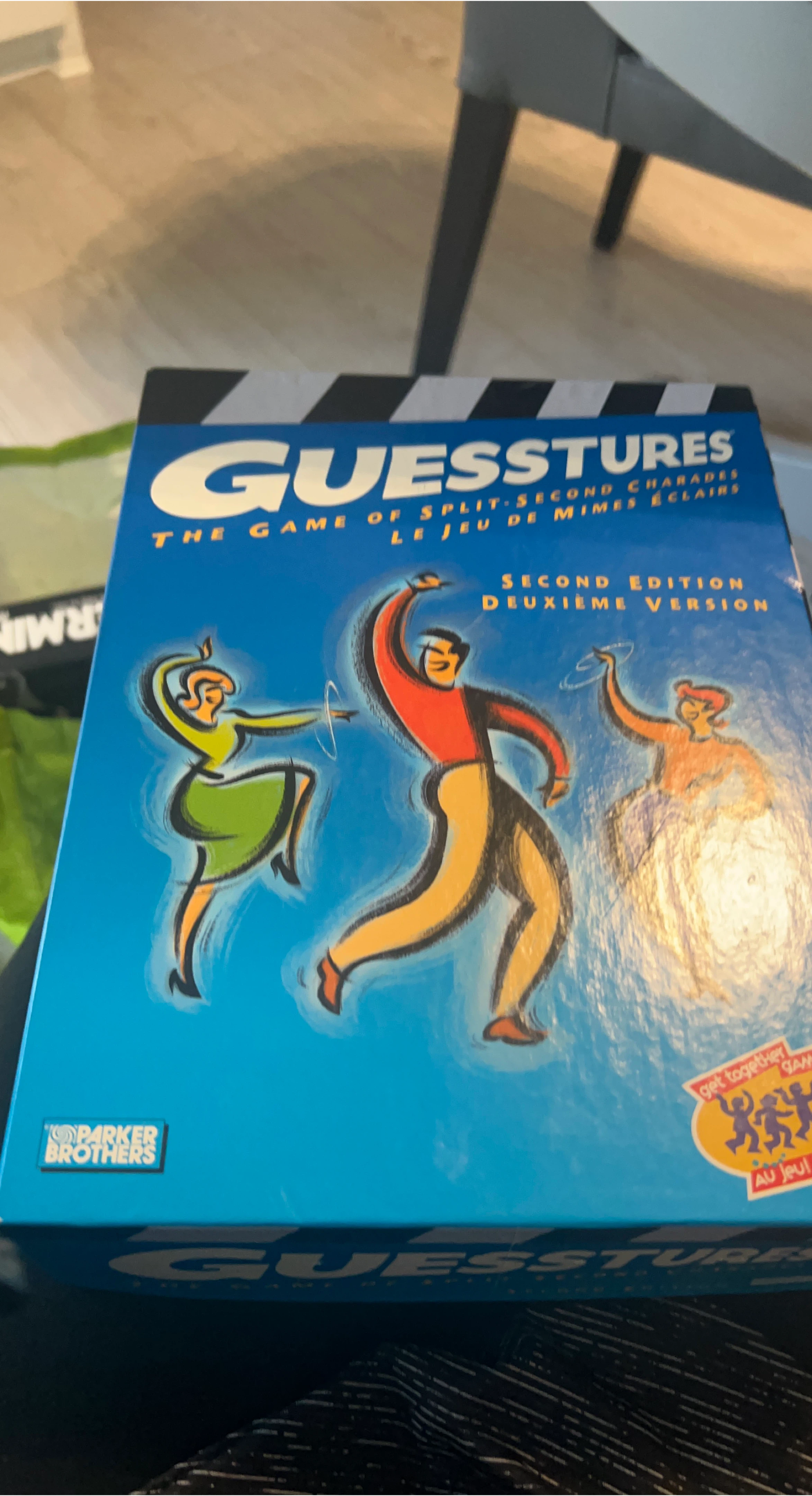 Guesstures Second Edition Board Game by Parker Brothers