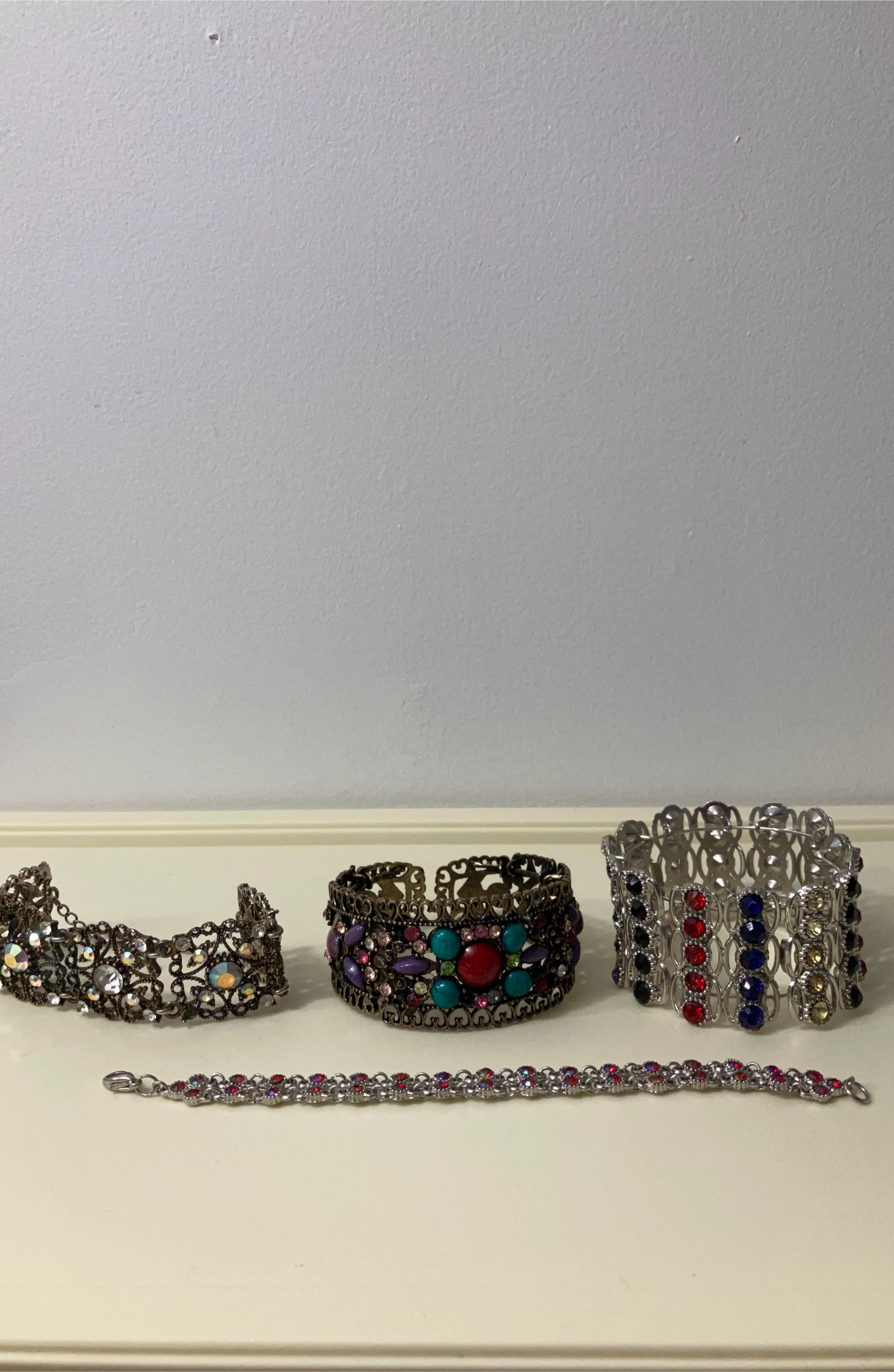 Assorted Costume Bracelets - Set of 4 thumbnail