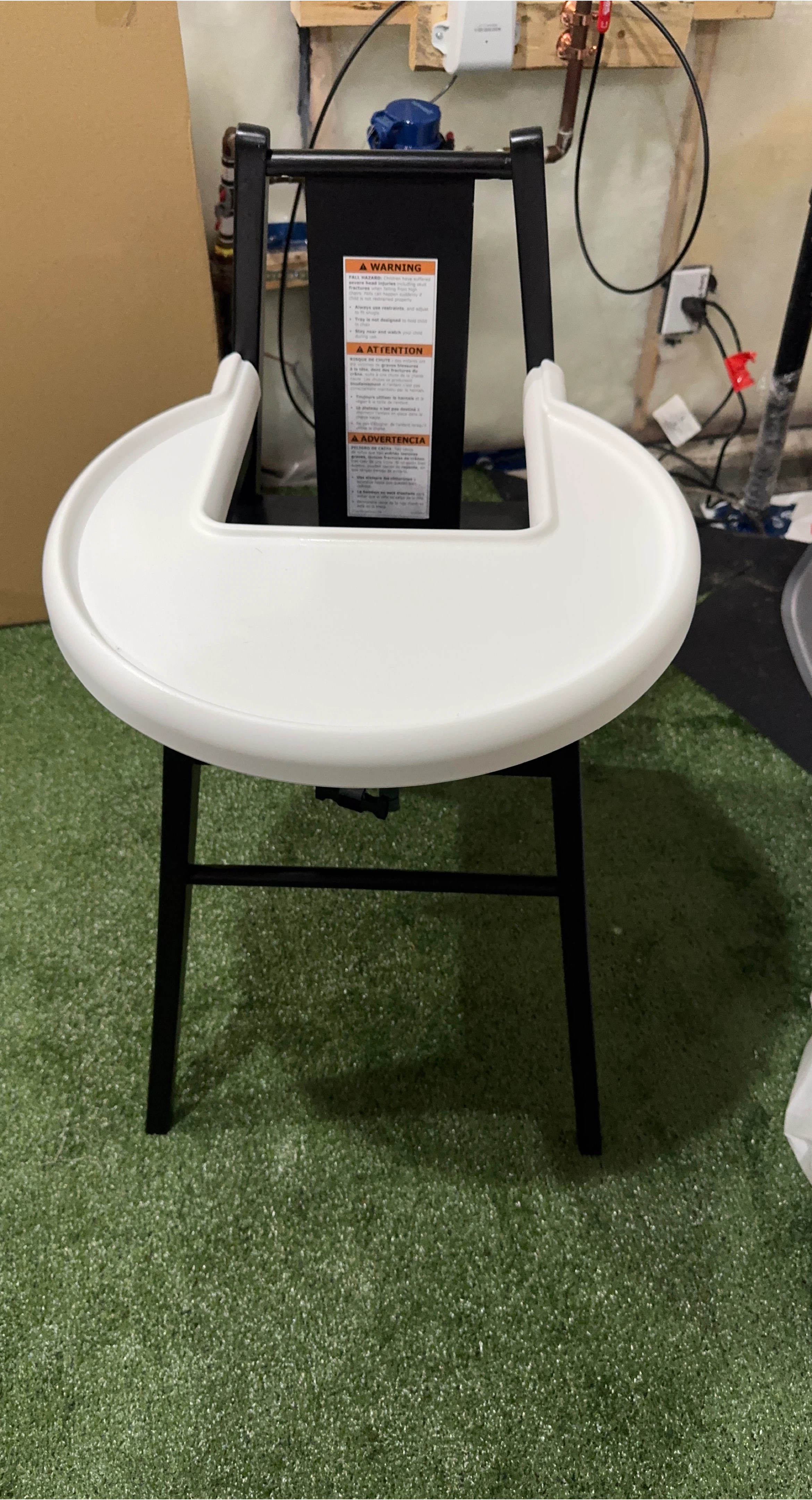 Baby High Chair - White Tray thumbnail