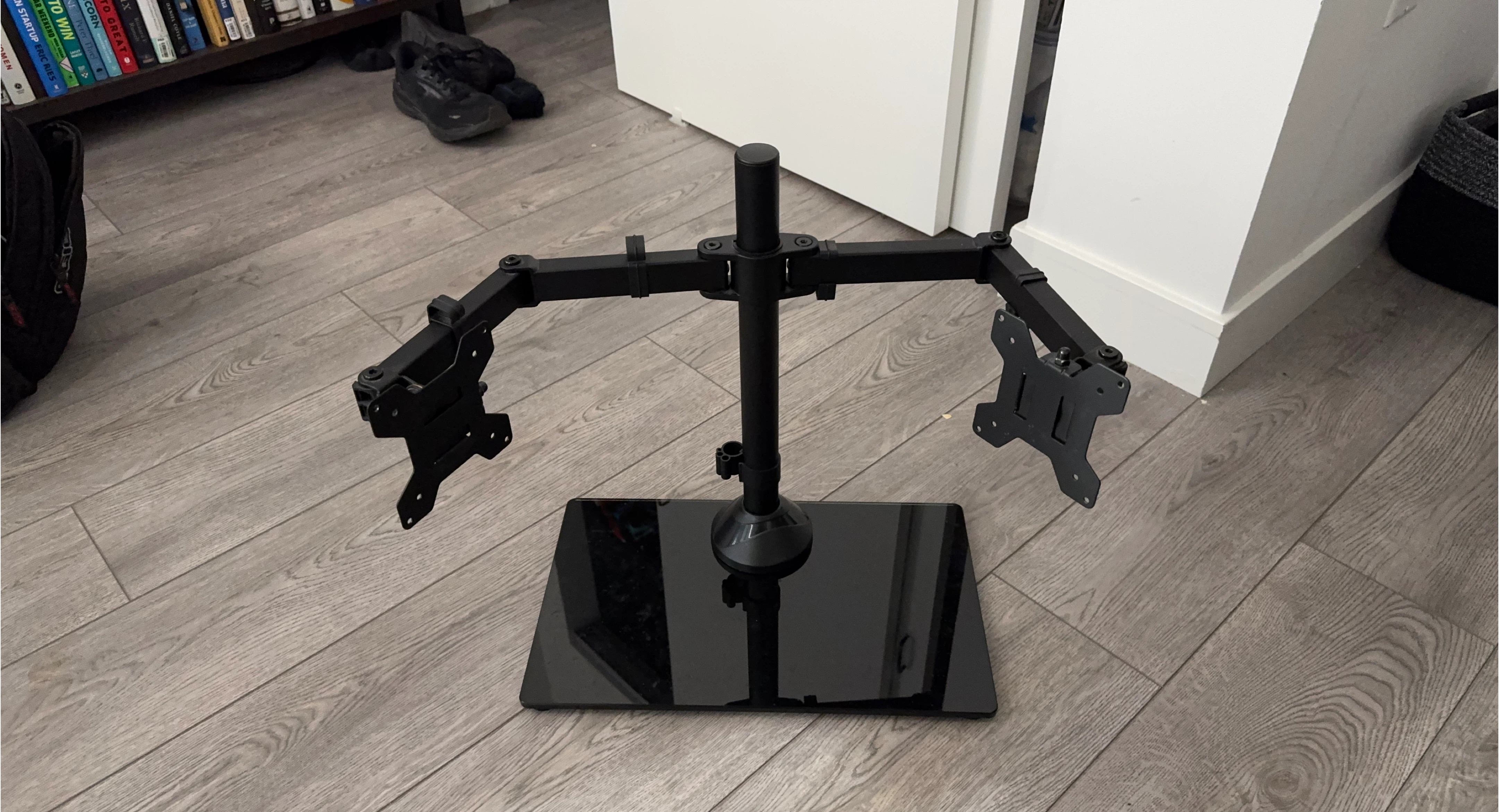 Dual Monitor Desk Mount Stand - Black thumbnail