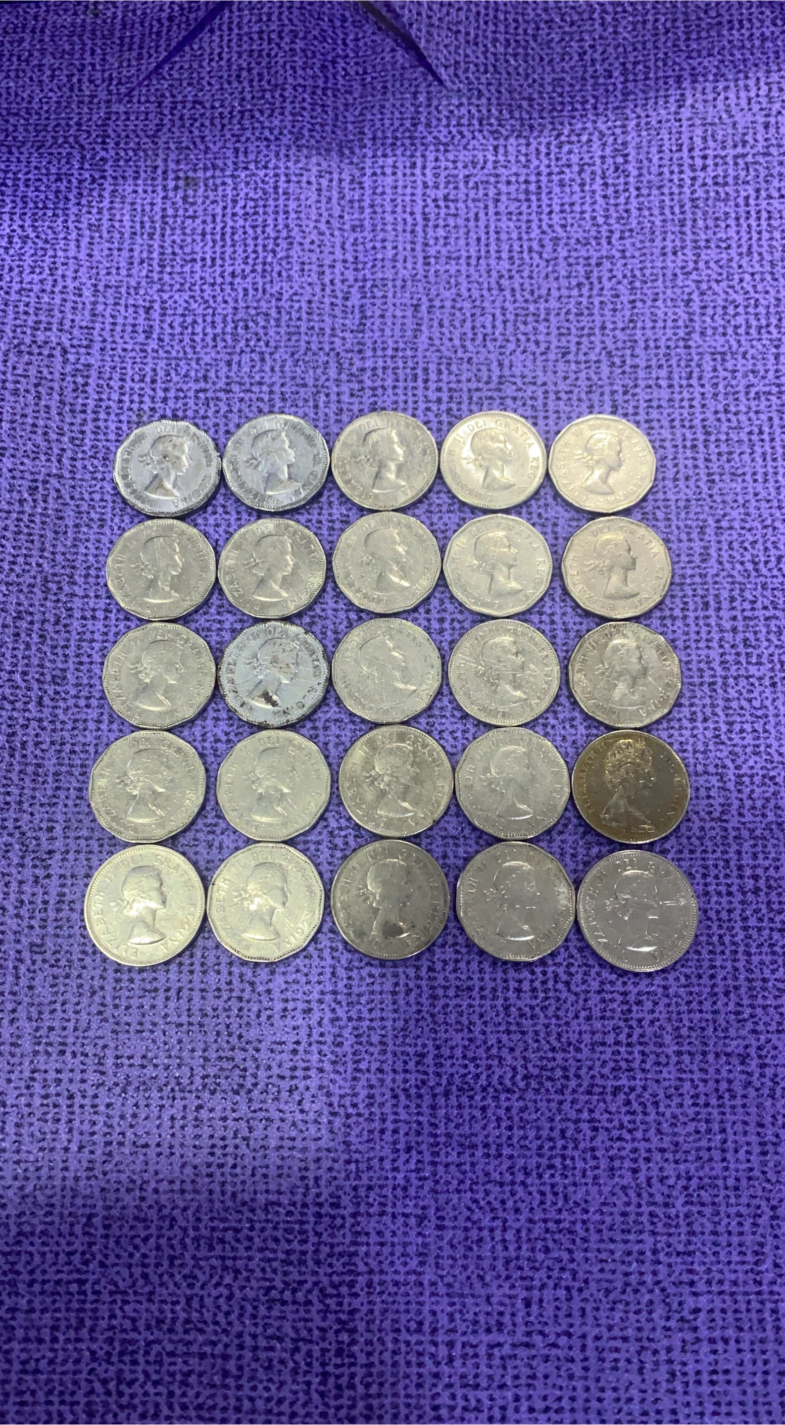 25 Canada Nickels - Collectible Coins thumbnail