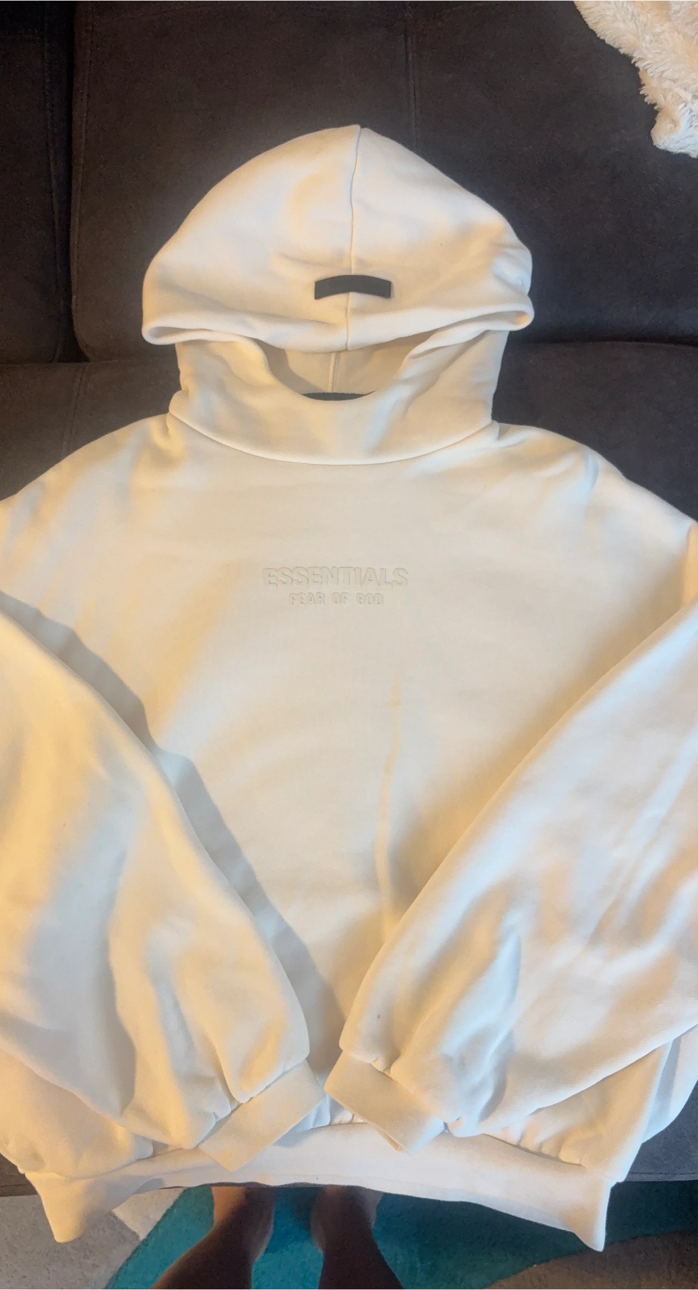 Essentials Fear of God Cream Hoodie