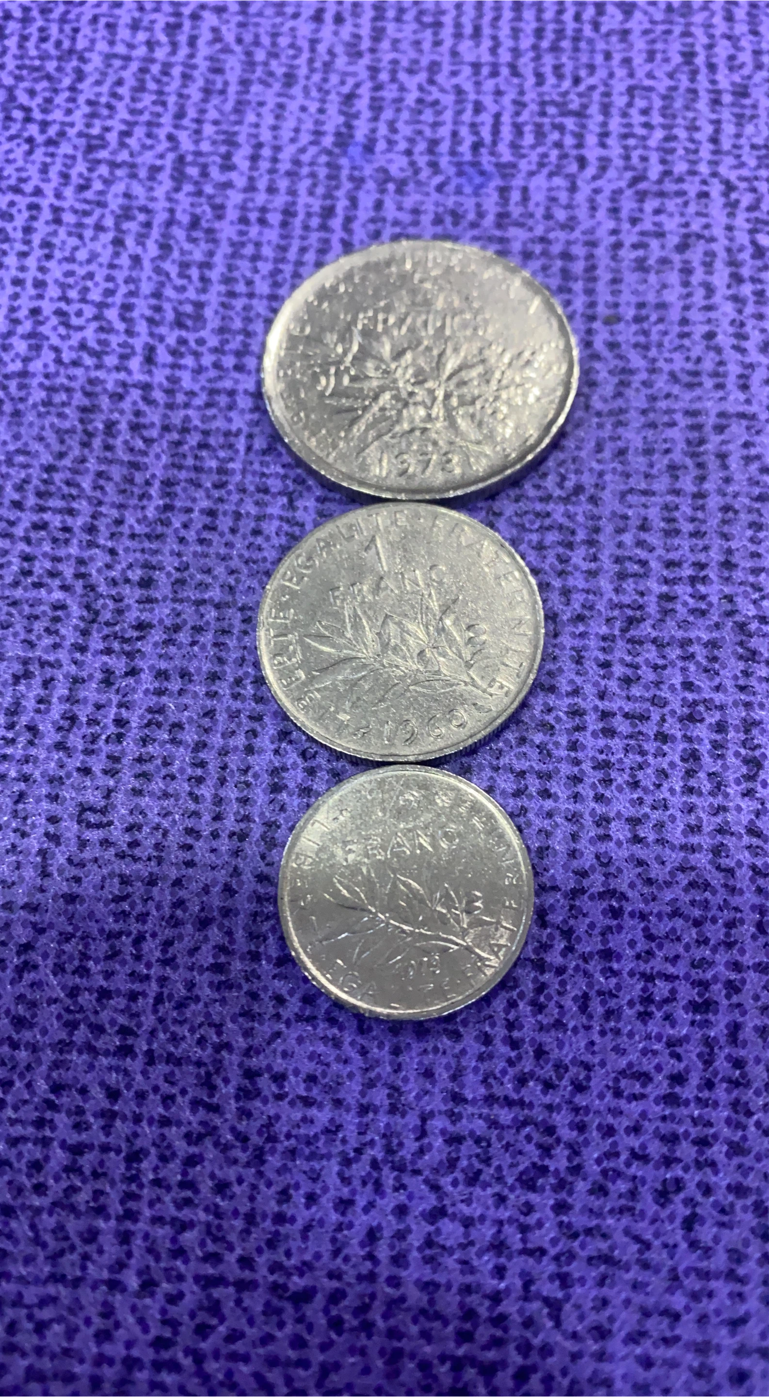French Franc Coins - 1960s, 1970s thumbnail