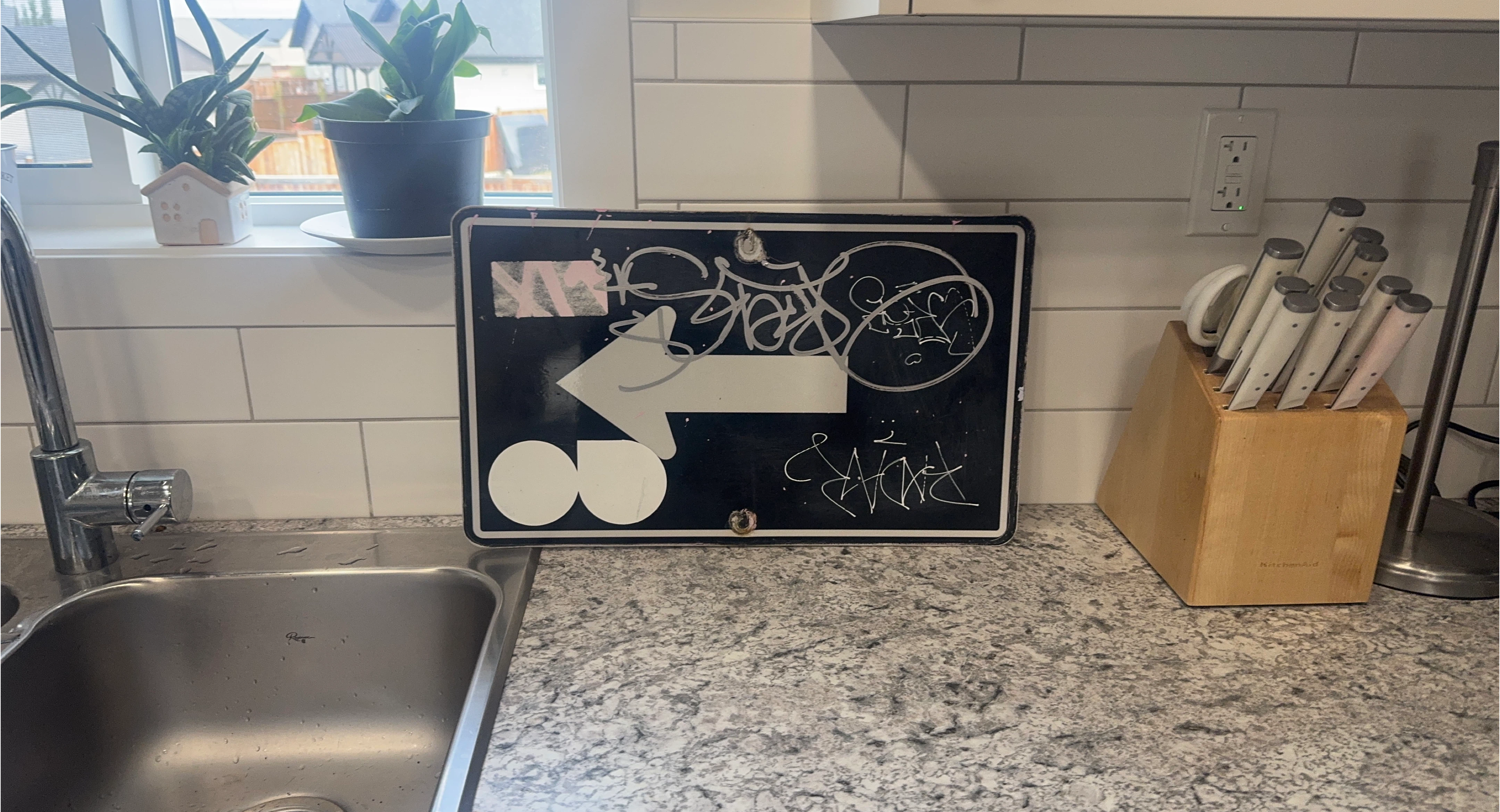 Graffiti Street Sign from Toronto thumbnail