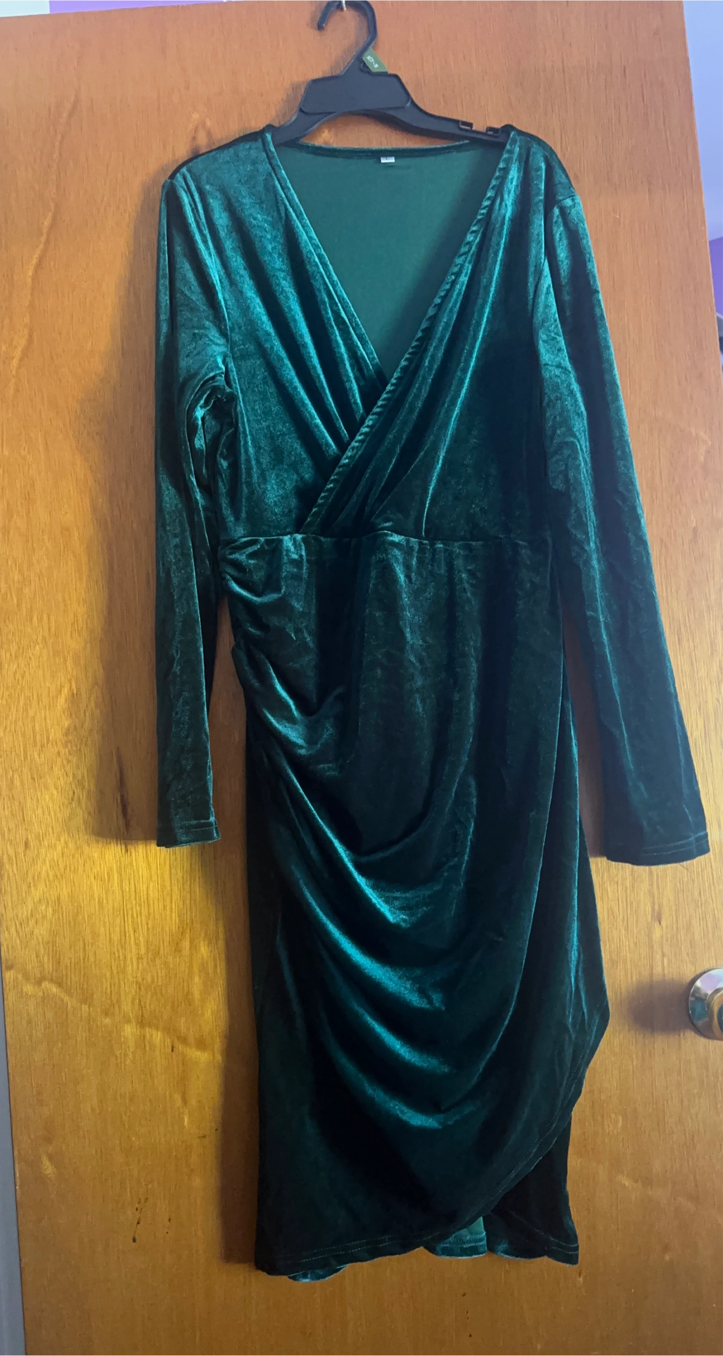 Green Velvet Dress thumbnail