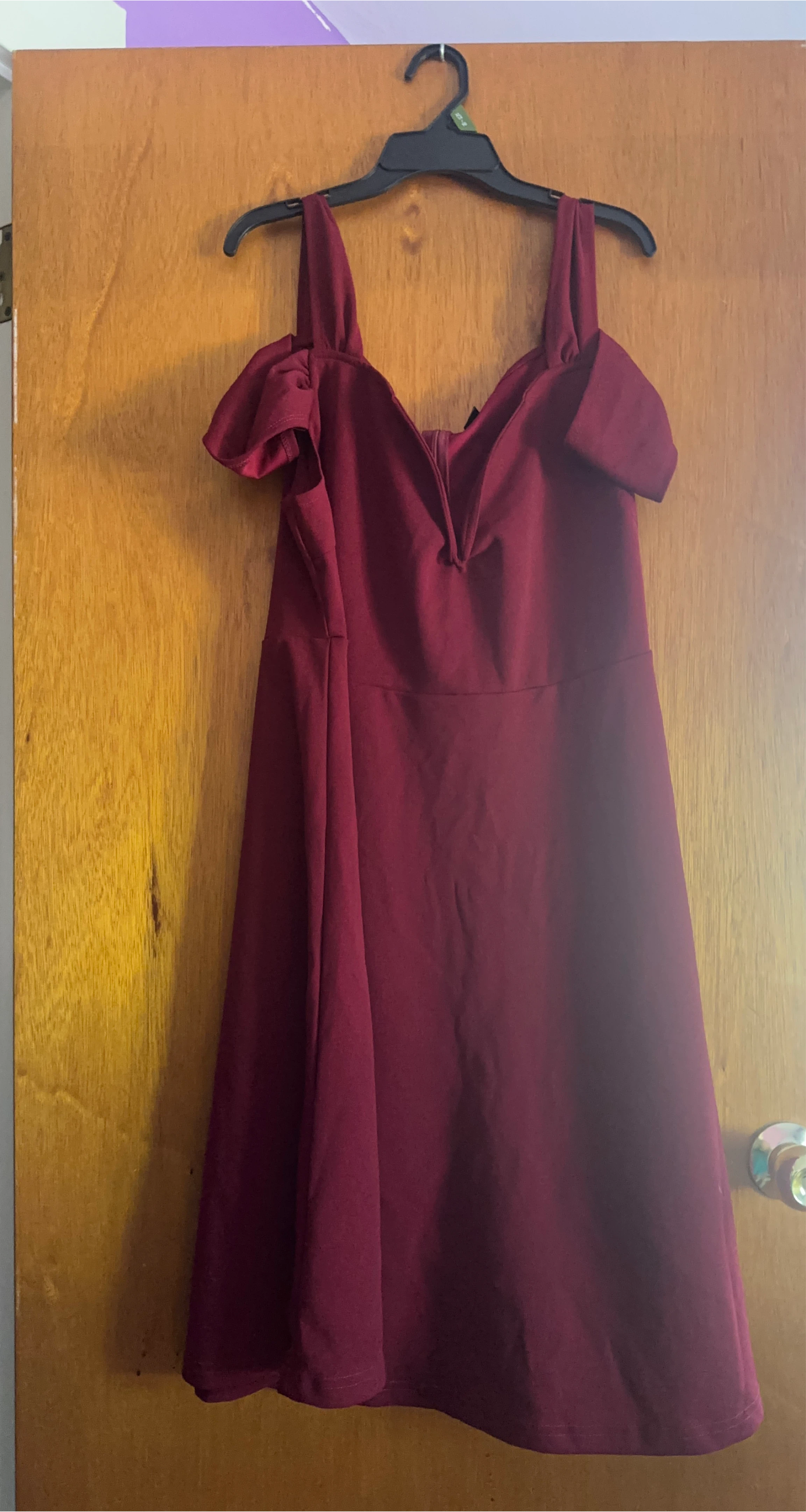 Burgundy Dress thumbnail