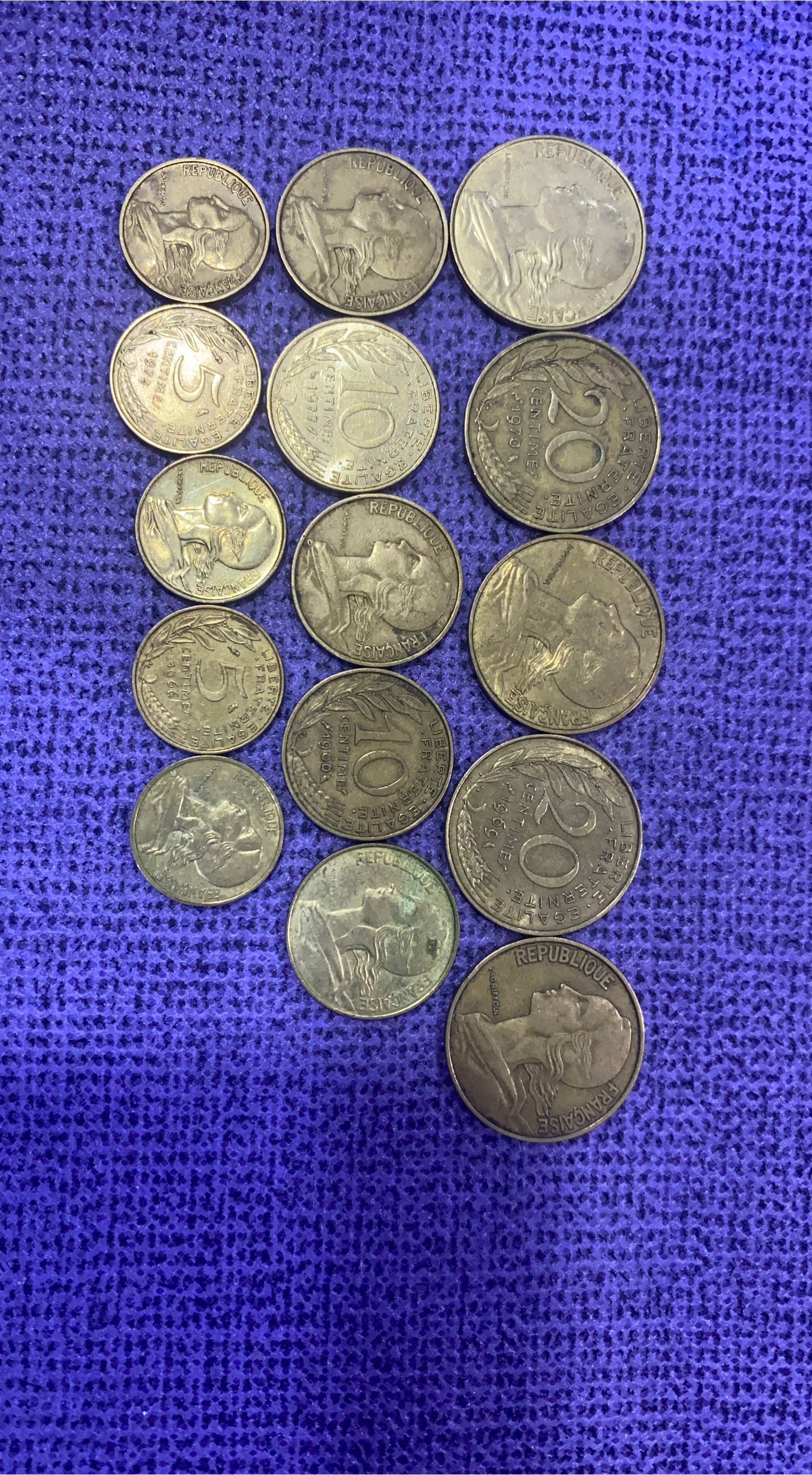 French Franc Coins - Vintage Collection thumbnail