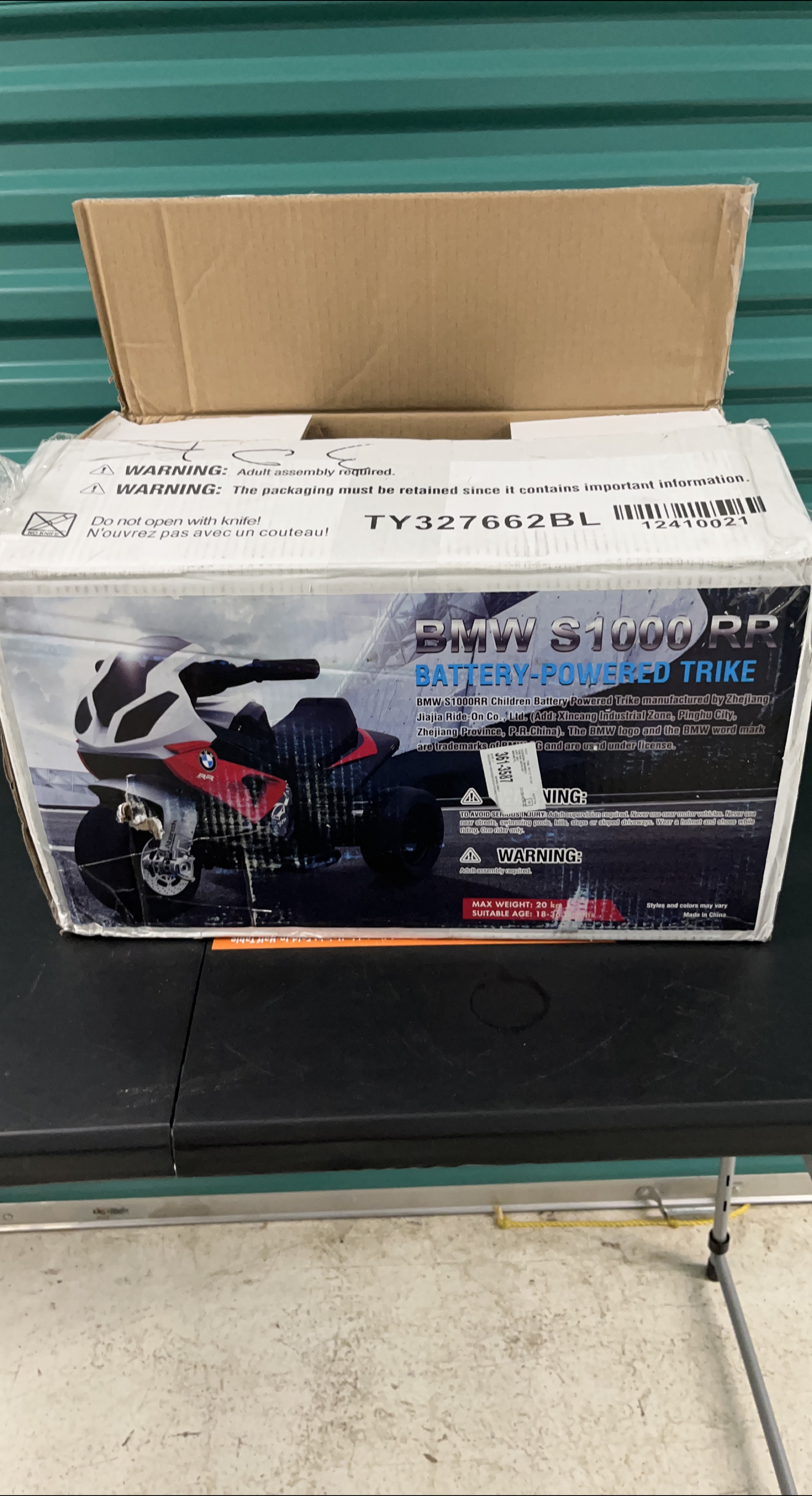 BMW S1000RR Battery-Powered Trike thumbnail